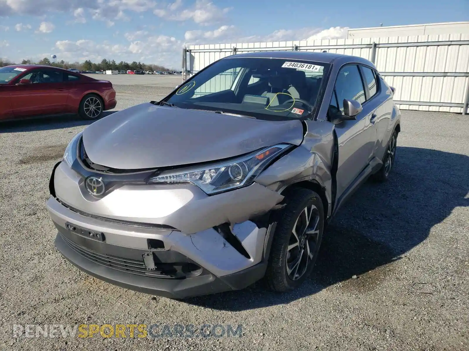 2 Photograph of a damaged car NMTKHMBX6KR097108 TOYOTA C-HR 2019