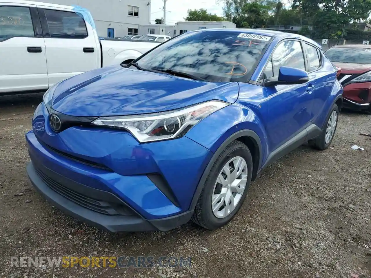 2 Photograph of a damaged car NMTKHMBX6KR097593 TOYOTA C-HR 2019
