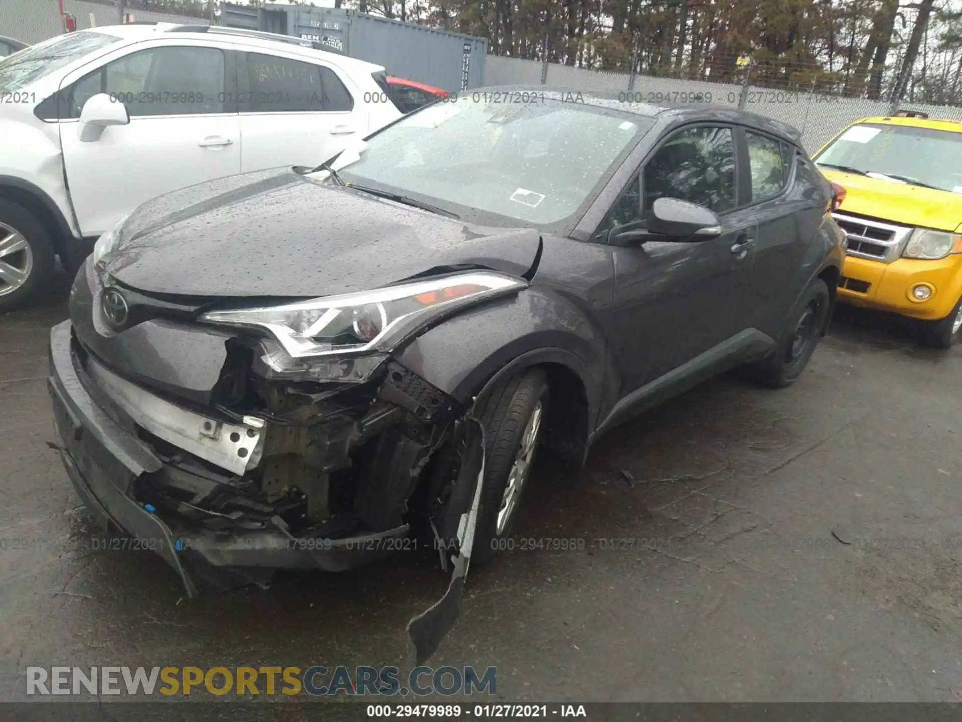 2 Photograph of a damaged car NMTKHMBX7KR093150 TOYOTA C-HR 2019