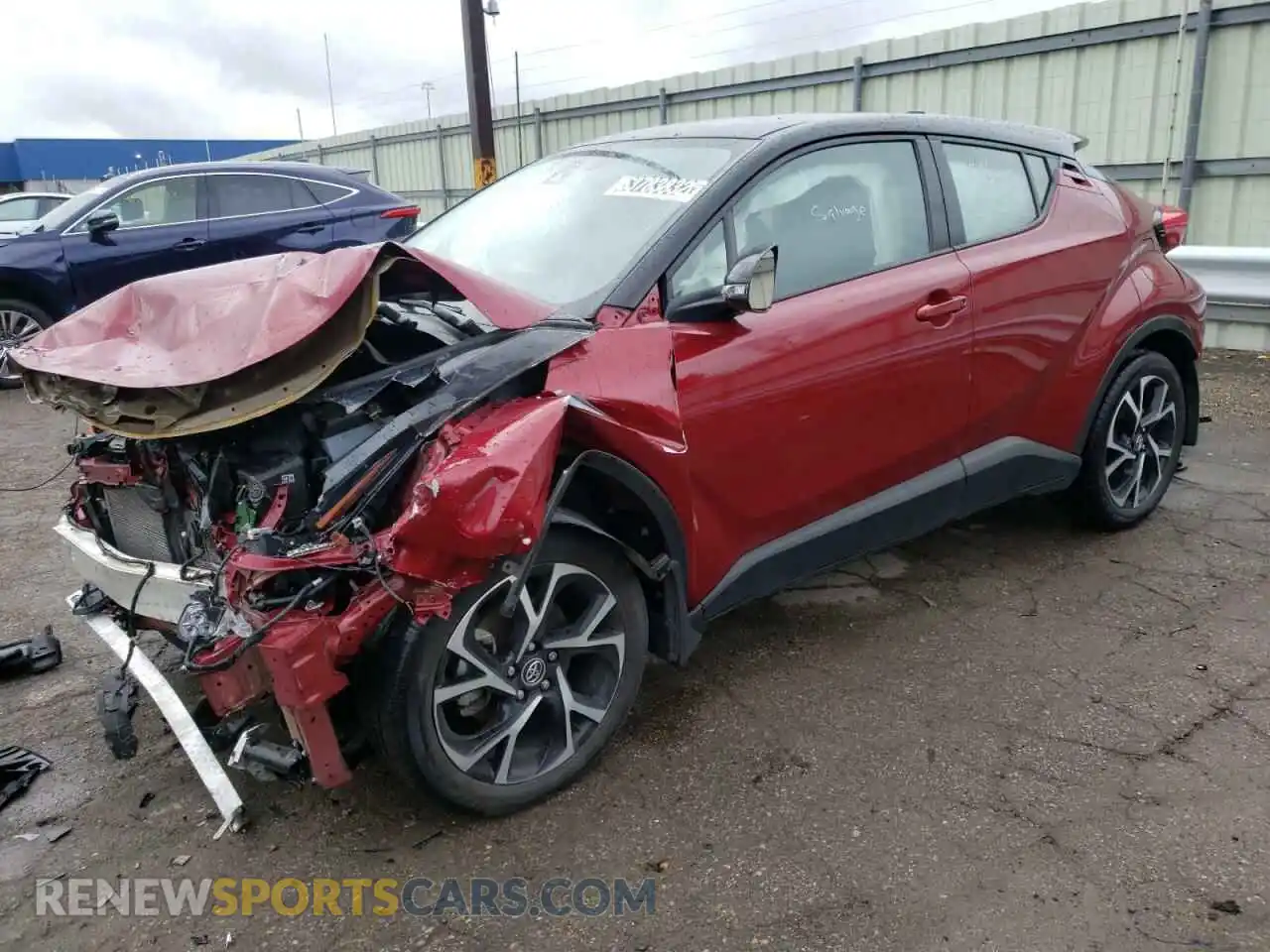 1 Фотография поврежденного автомобиля NMTKHMBX7KR094170 TOYOTA C-HR 2019