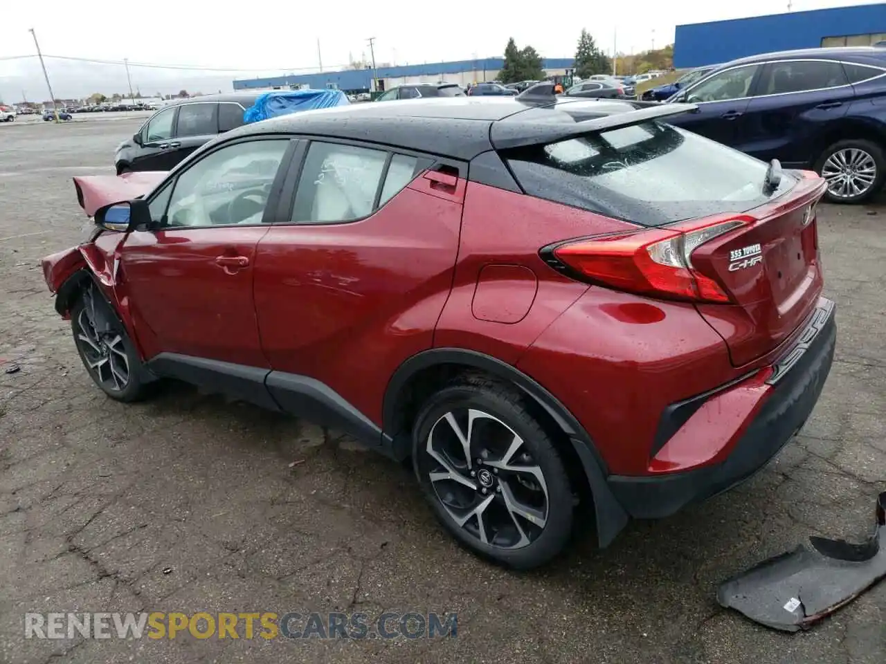2 Фотография поврежденного автомобиля NMTKHMBX7KR094170 TOYOTA C-HR 2019