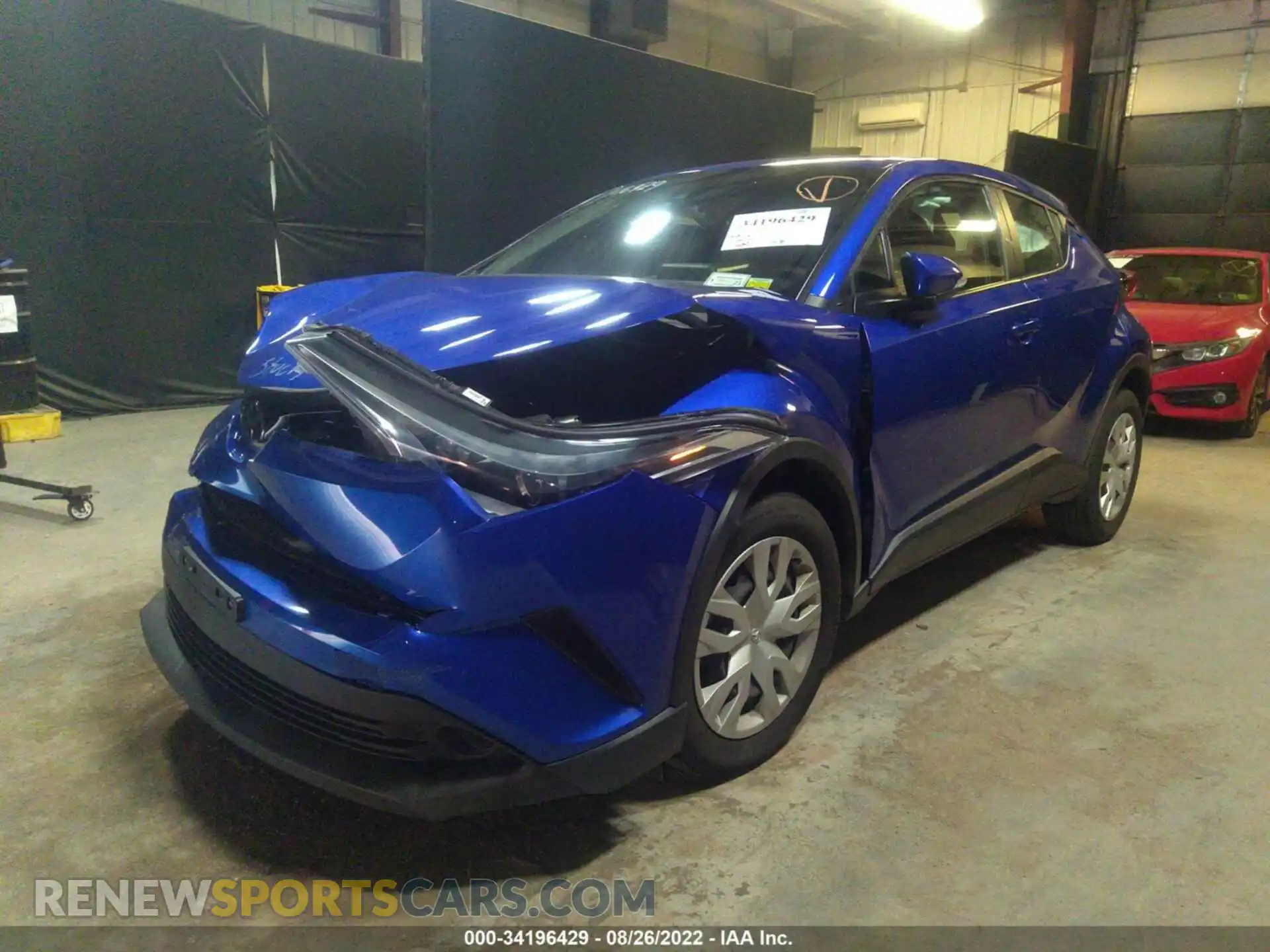 2 Photograph of a damaged car NMTKHMBX7KR098672 TOYOTA C-HR 2019