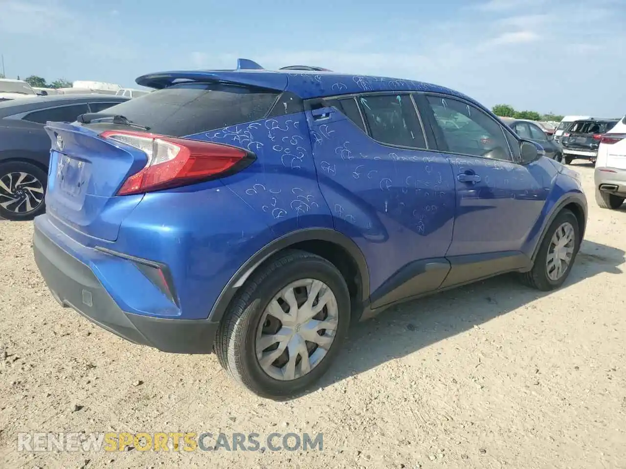 3 Photograph of a damaged car NMTKHMBX8KR097773 TOYOTA C-HR 2019