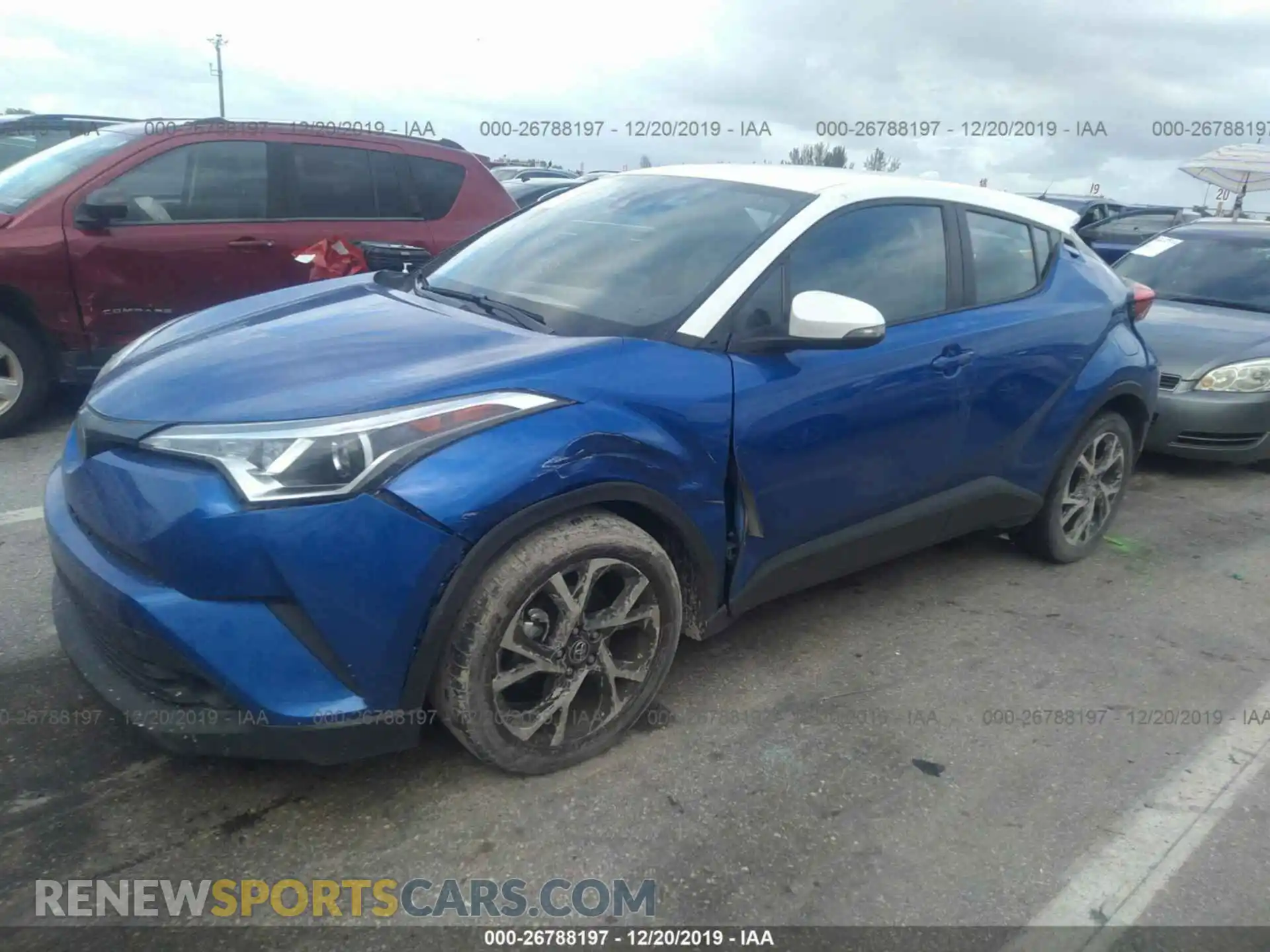 2 Photograph of a damaged car NMTKHMBX9KR090184 TOYOTA C-HR 2019