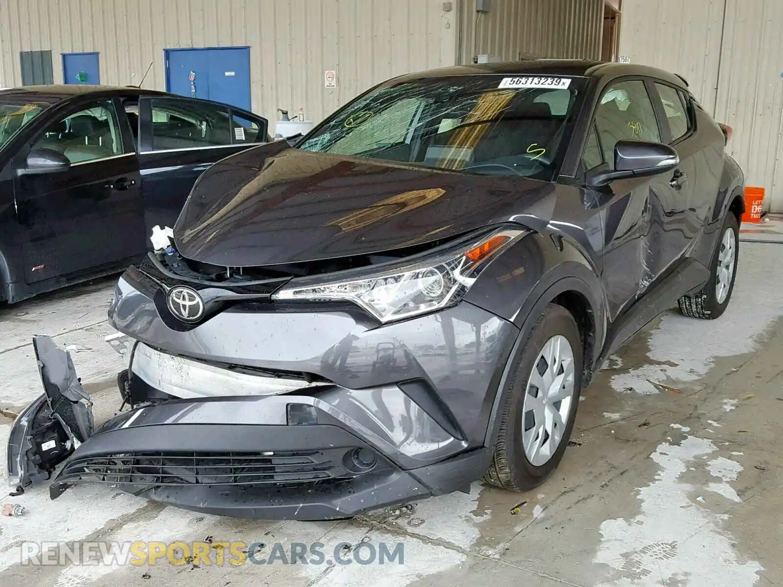 2 Photograph of a damaged car NMTKHMBX9KR091657 TOYOTA C-HR 2019