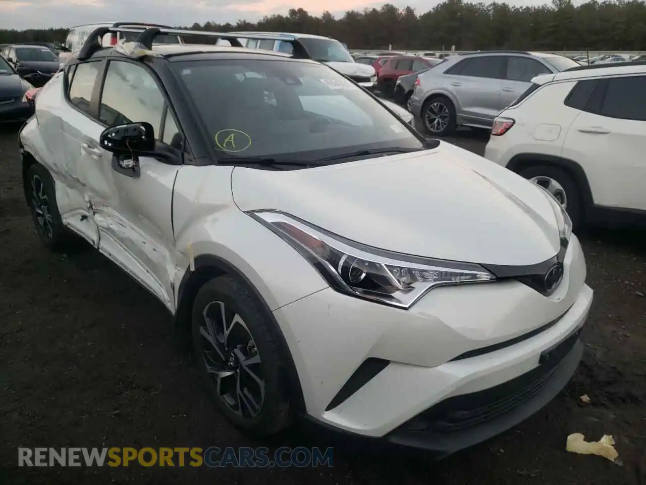 1 Photograph of a damaged car NMTKHMBX9KR097457 TOYOTA C-HR 2019