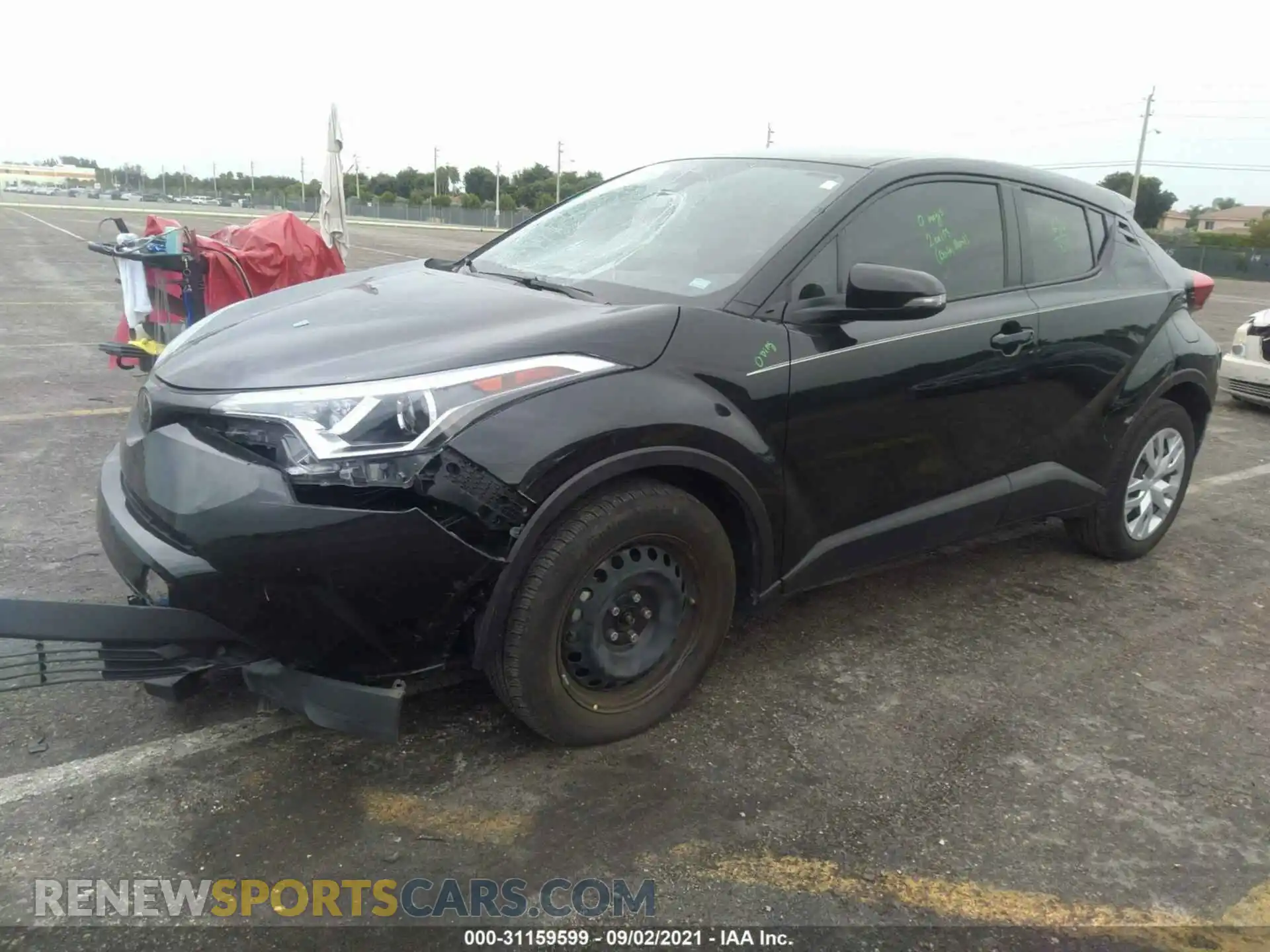 2 Photograph of a damaged car NMTKHMBXXKR091120 TOYOTA C-HR 2019