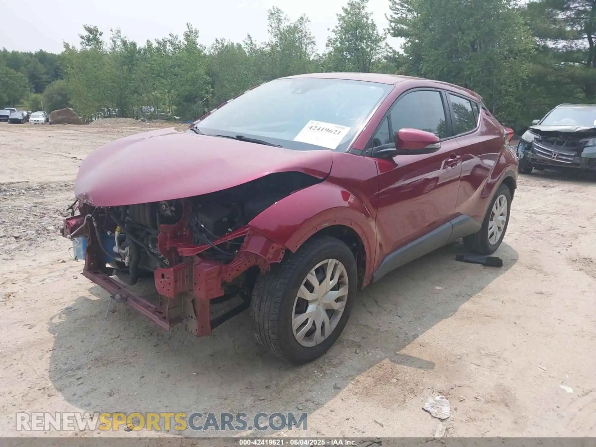 2 Photograph of a damaged car NMTKHMBXXKR093269 TOYOTA C-HR 2019