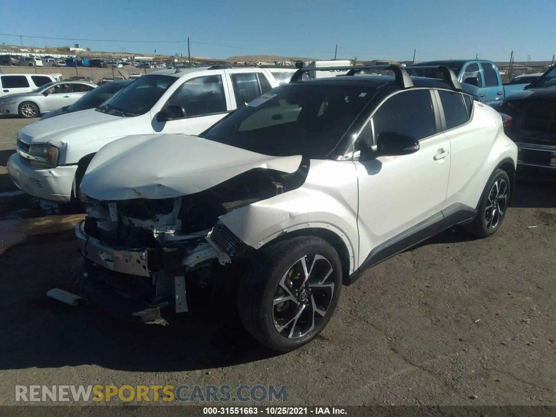 2 Photograph of a damaged car JTNKHMBX5L1088847 TOYOTA C-HR 2020