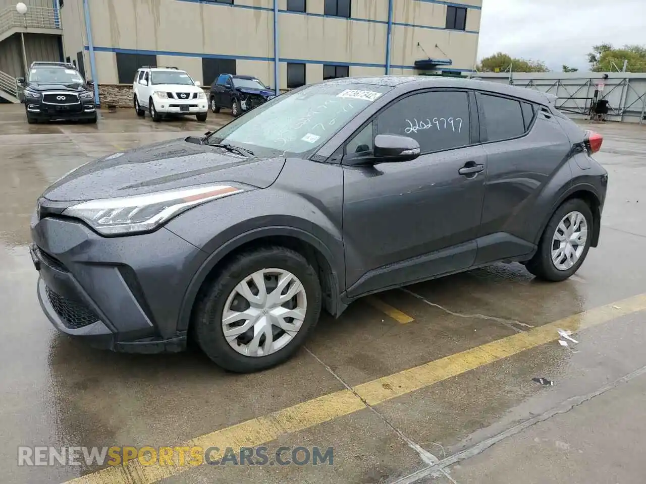 1 fotografías del automóvil dañado JTNKHMBX1M1109324 TOYOTA C-HR 2021