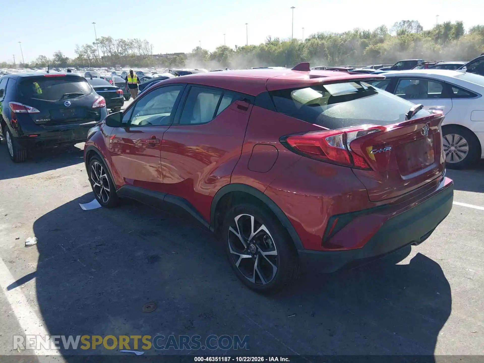 3 Фотография поврежденного автомобиля JTNKHMBX3M1109566 TOYOTA C-HR 2021