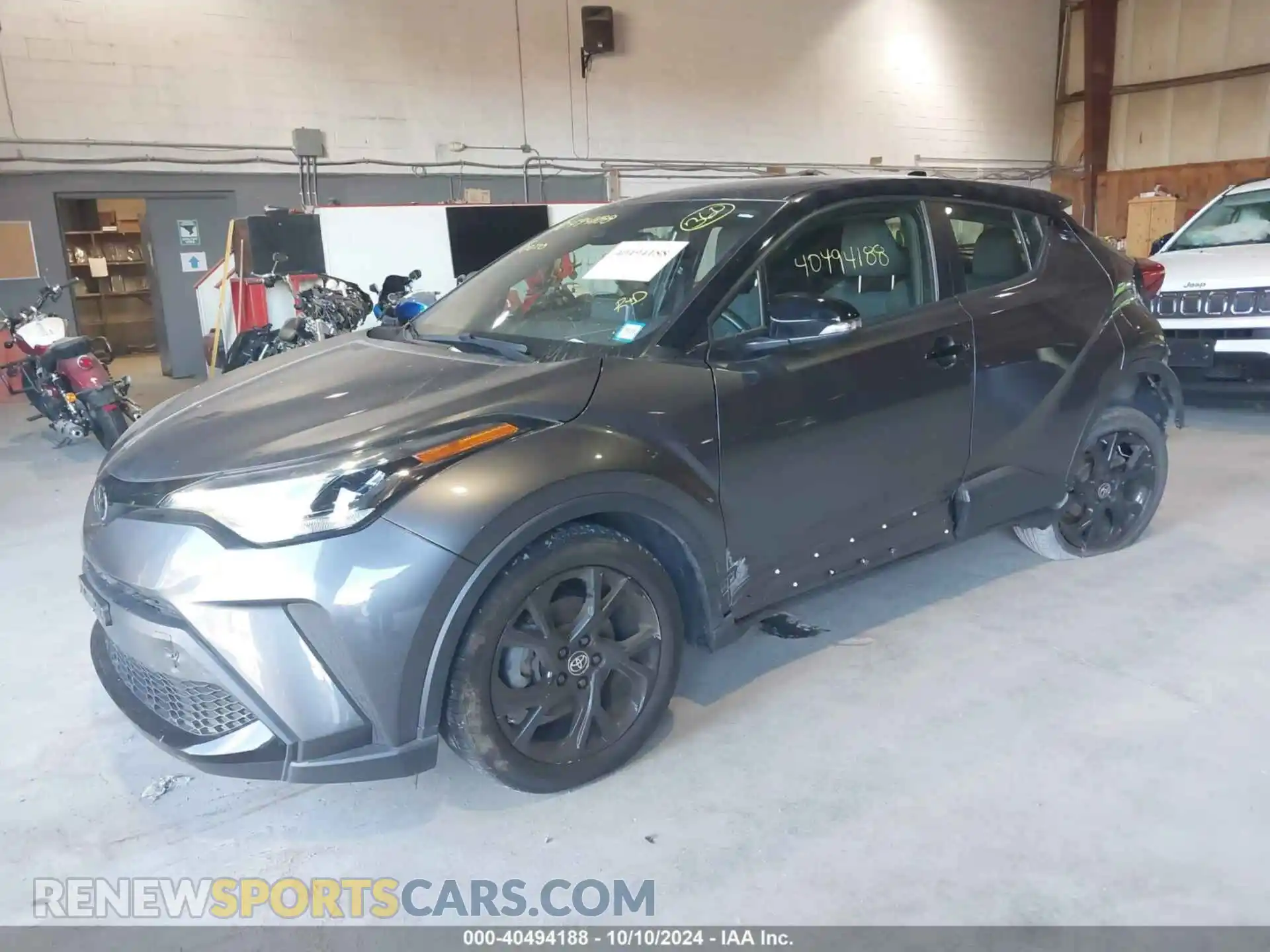2 Photograph of a damaged car JTNKHMBX4M1122746 TOYOTA C-HR 2021