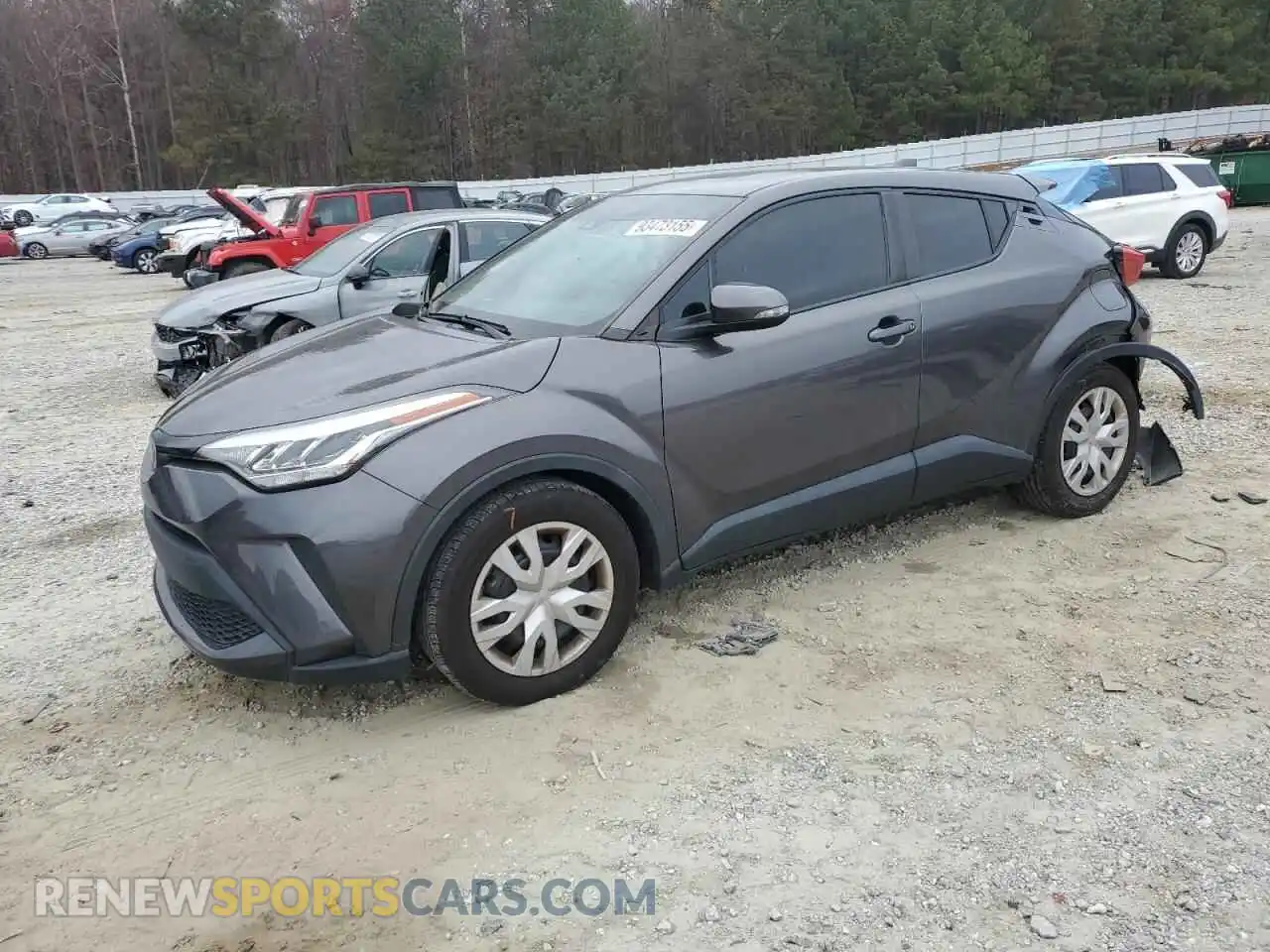 1 Photograph of a damaged car JTNKHMBX8M1107151 TOYOTA C-HR 2021