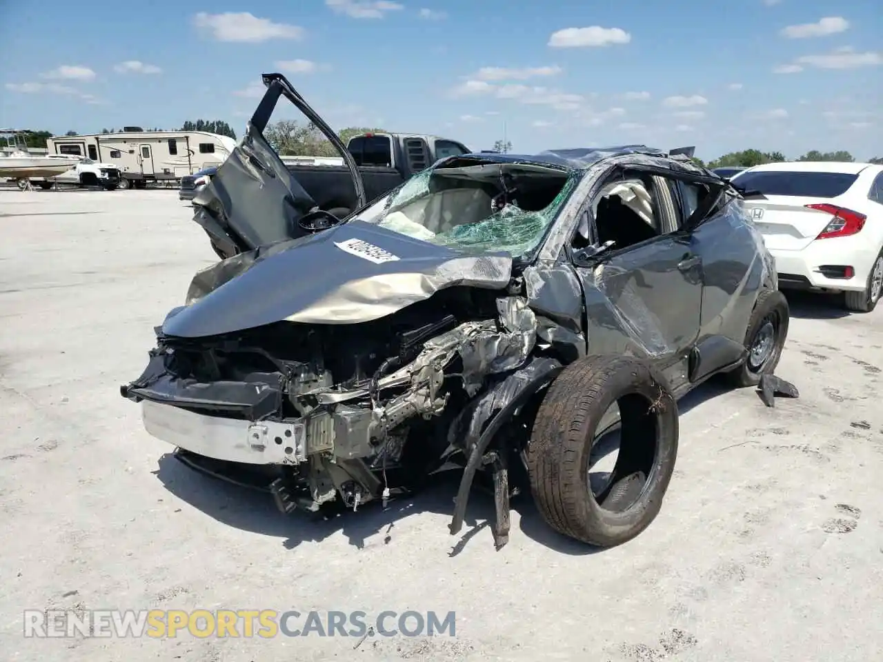 2 Photograph of a damaged car NMTKHMBX2MR130401 TOYOTA C-HR 2021