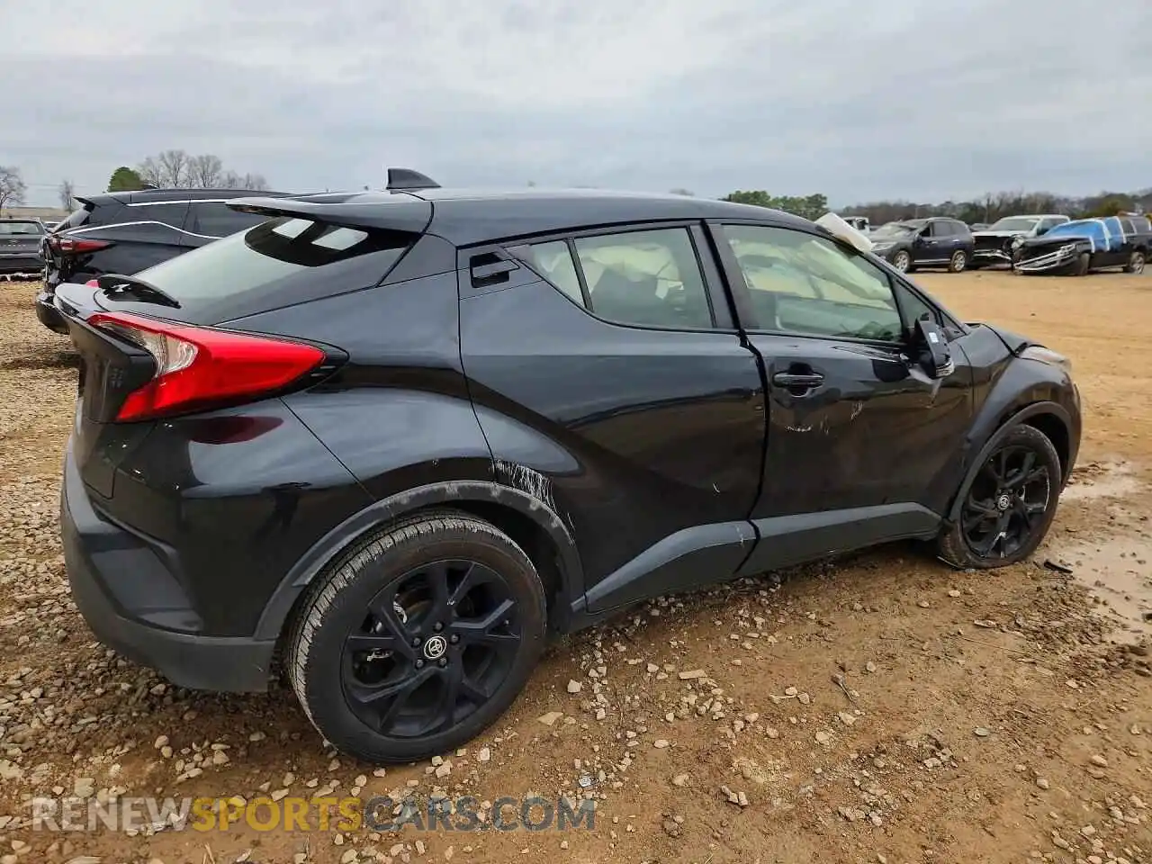 3 fotografías del automóvil dañado JTNKHMBX7N1135086 TOYOTA C-HR 2022