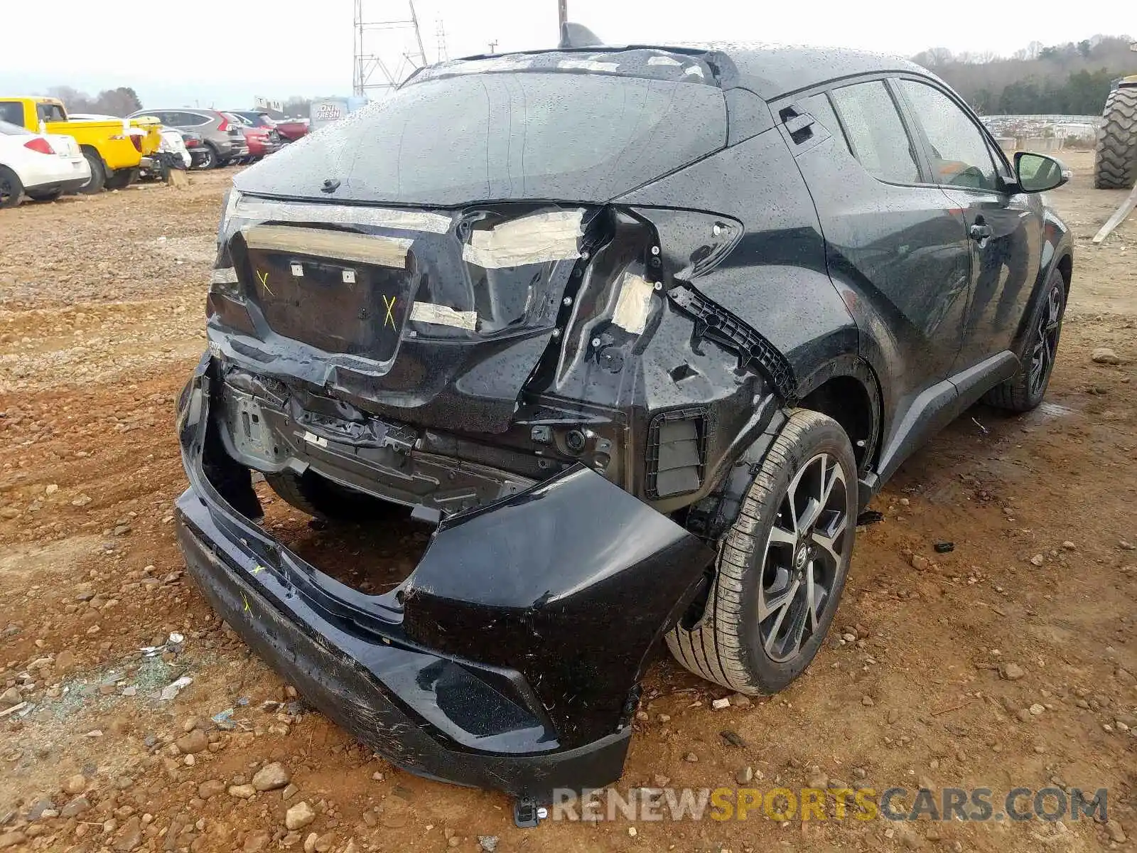 4 Photograph of a damaged car JTNKHMBX7K1017597 TOYOTA C-HR XLE 2019
