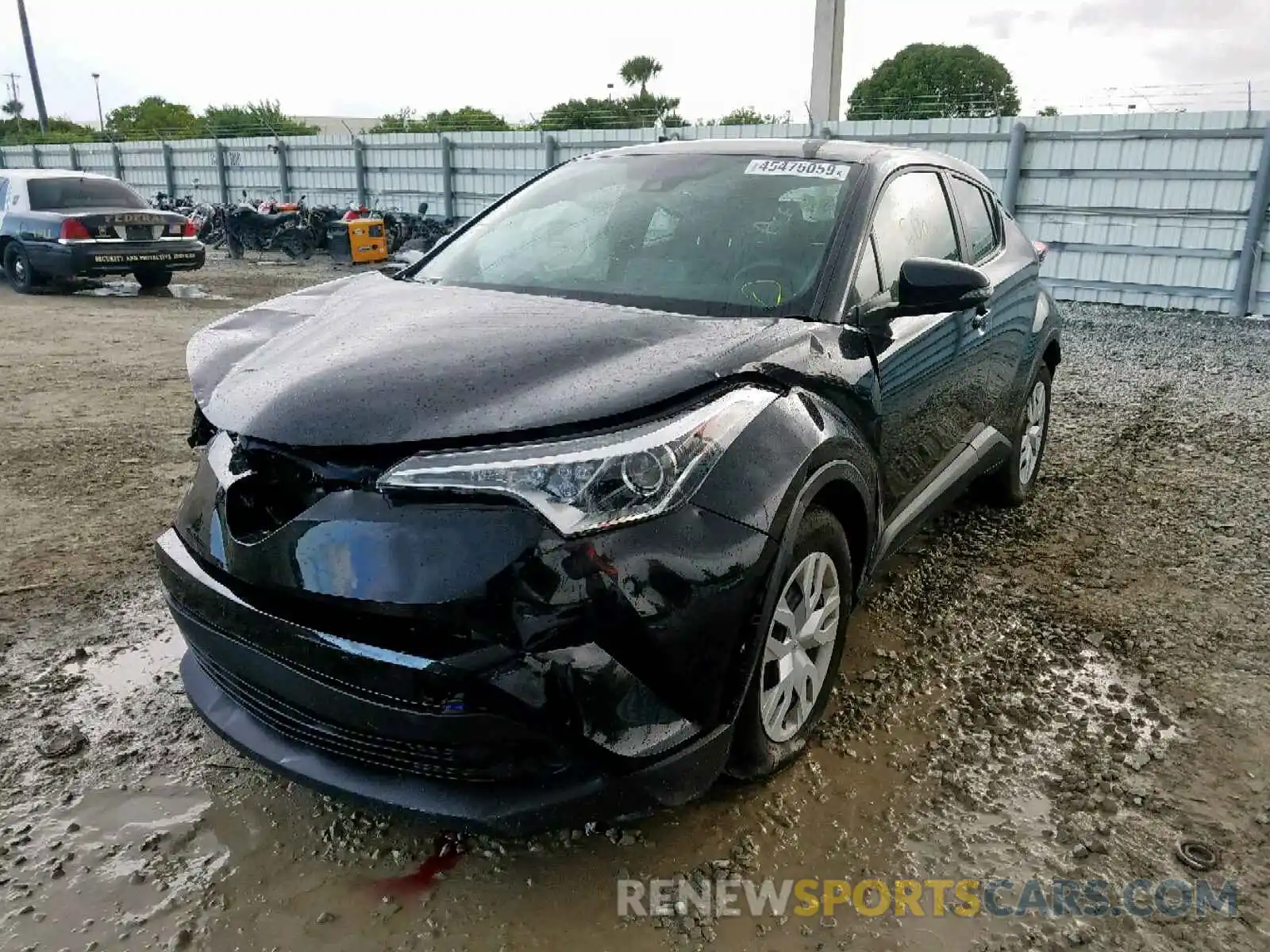2 Фотография поврежденного автомобиля JTNKHMBX7K1035517 TOYOTA C-HR XLE 2019