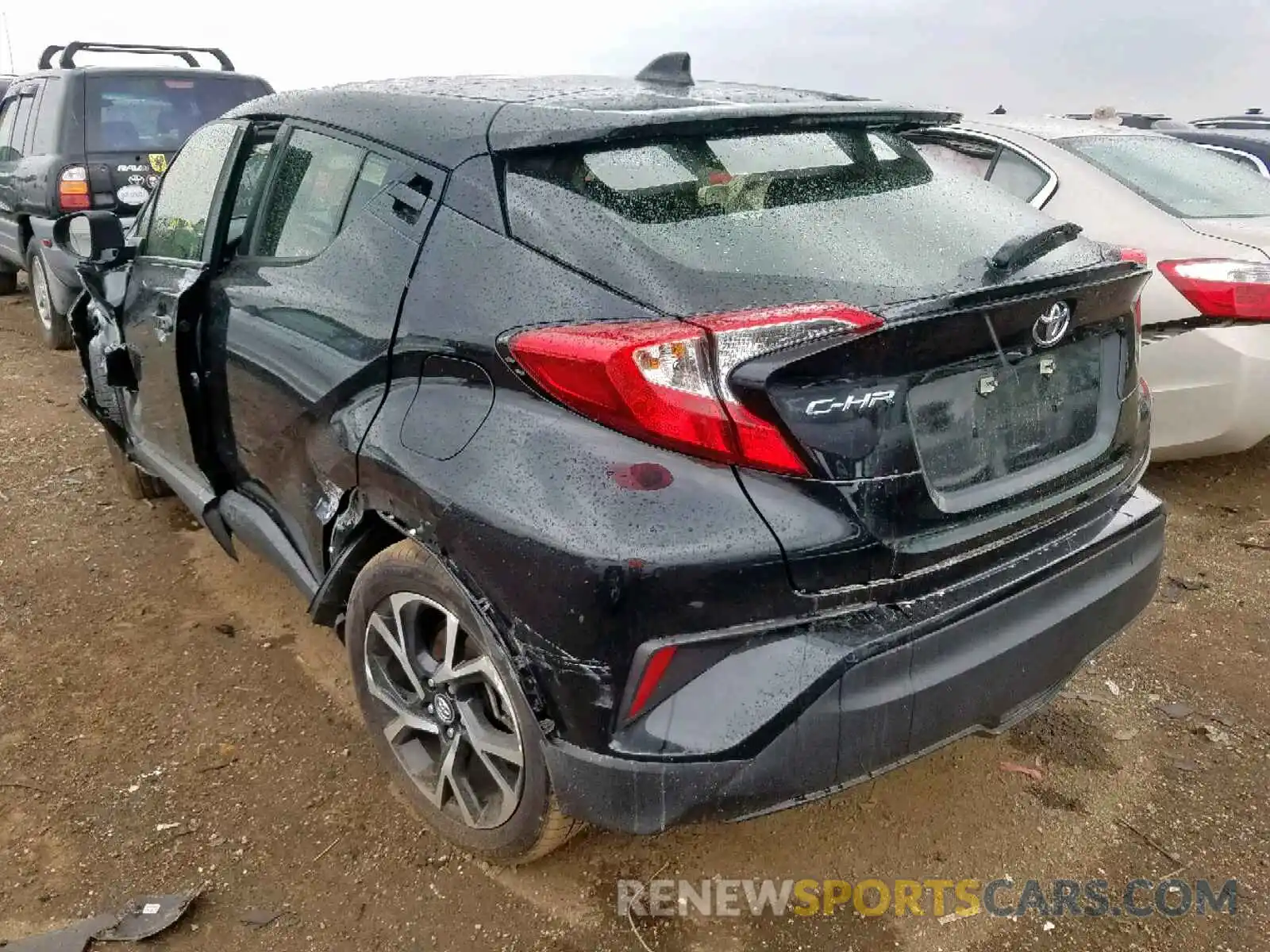3 Photograph of a damaged car JTNKHMBXXK1027315 TOYOTA C-HR XLE 2019