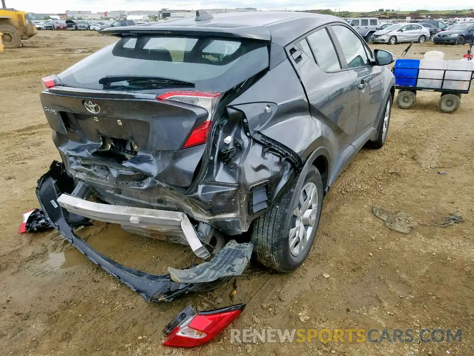 4 Photograph of a damaged car NMTKHMBX0KR071524 TOYOTA C-HR XLE 2019