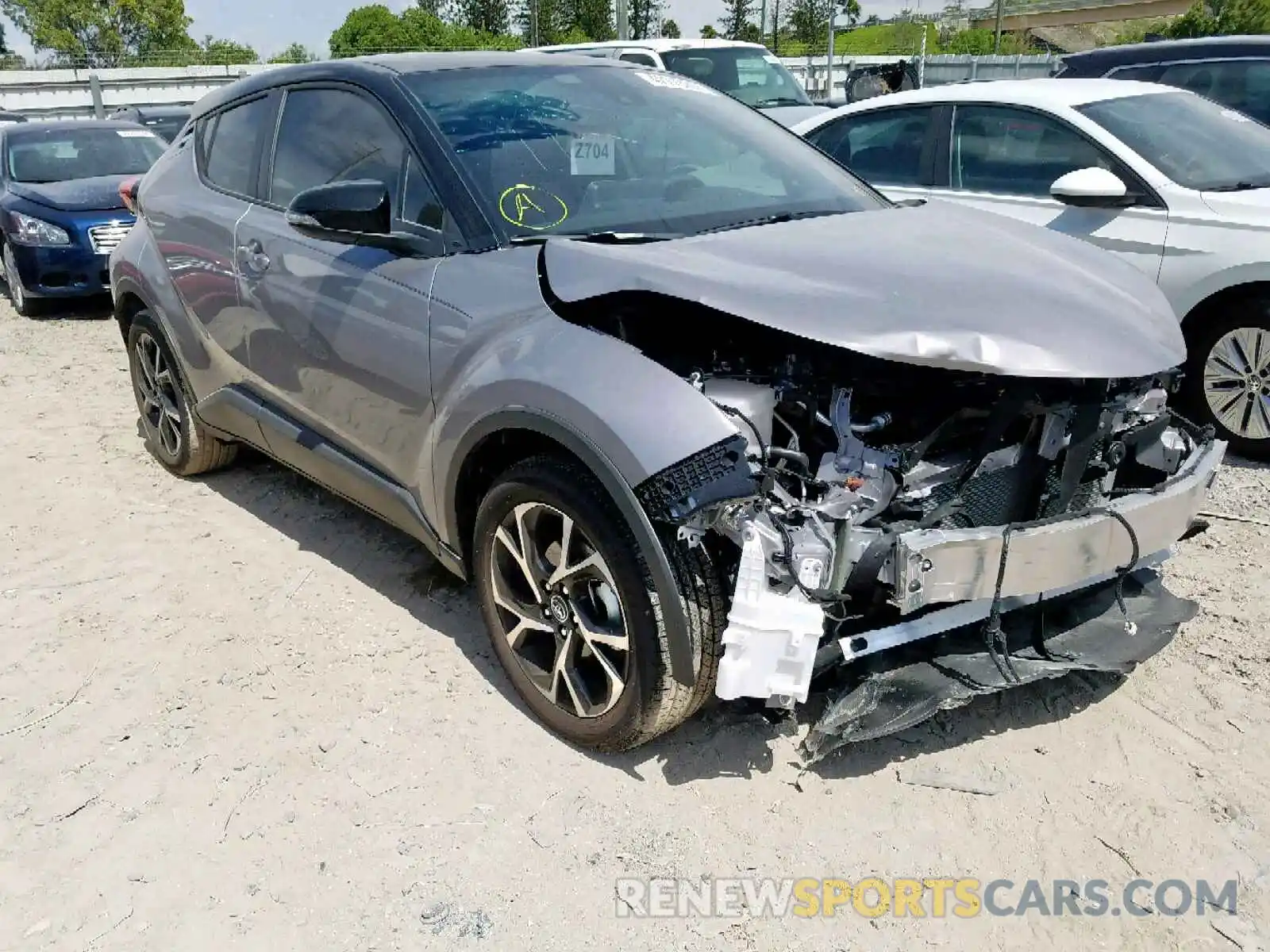 1 Photograph of a damaged car NMTKHMBX0KR091014 TOYOTA C-HR XLE 2019