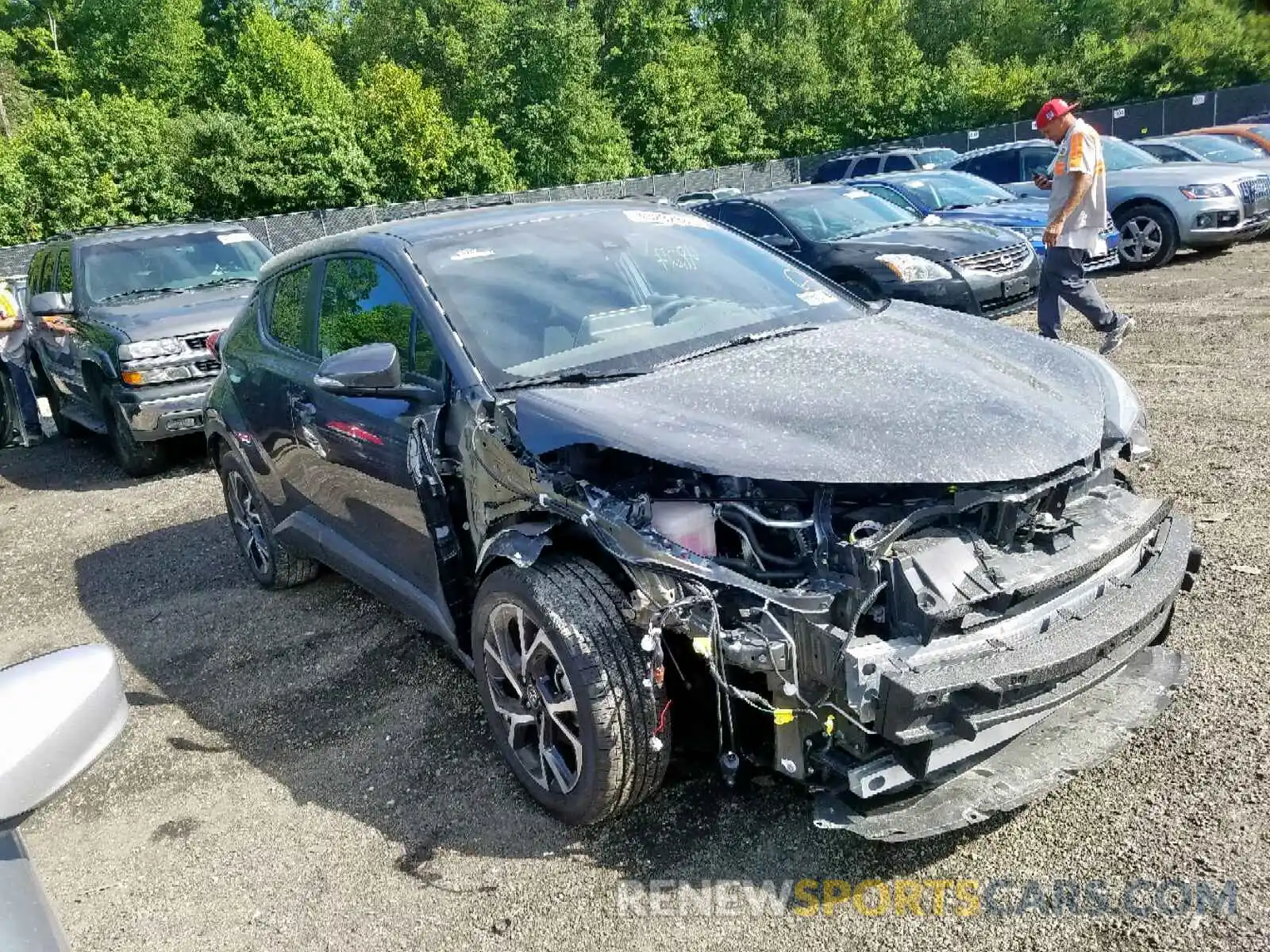 1 Photograph of a damaged car NMTKHMBX7KR073626 TOYOTA C-HR XLE 2019