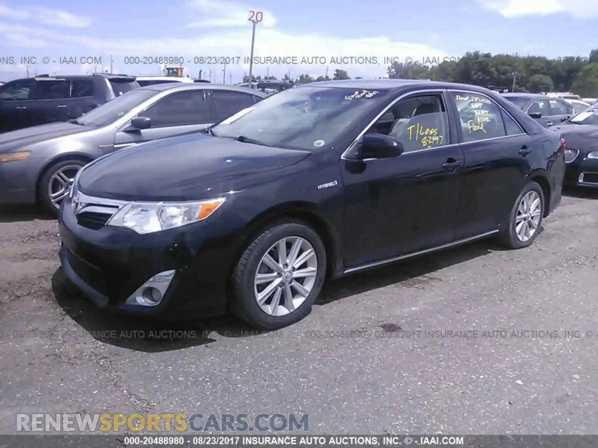 2 Photograph of a damaged car 4T1BD1FK2EU121605 Toyota Camry 2014