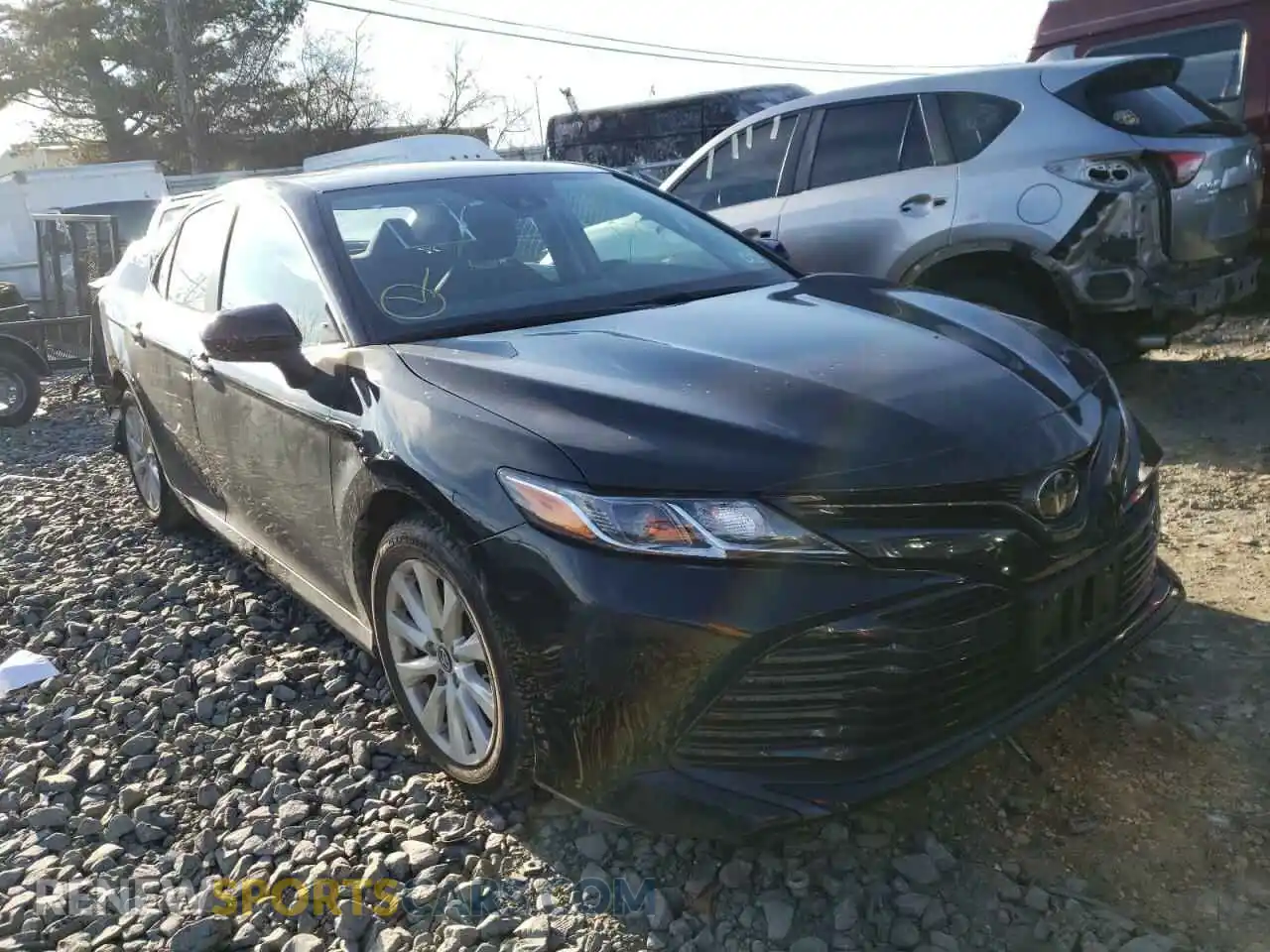 1 Photograph of a damaged car 4T1B11HK2KU237386 TOYOTA CAMRY 2019