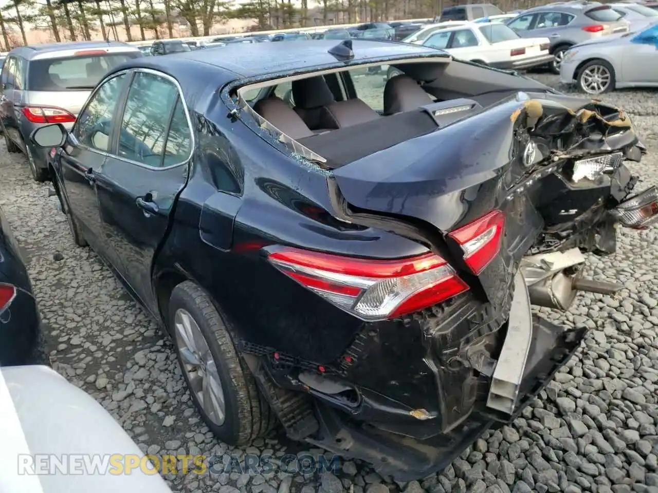 3 Photograph of a damaged car 4T1B11HK2KU237386 TOYOTA CAMRY 2019