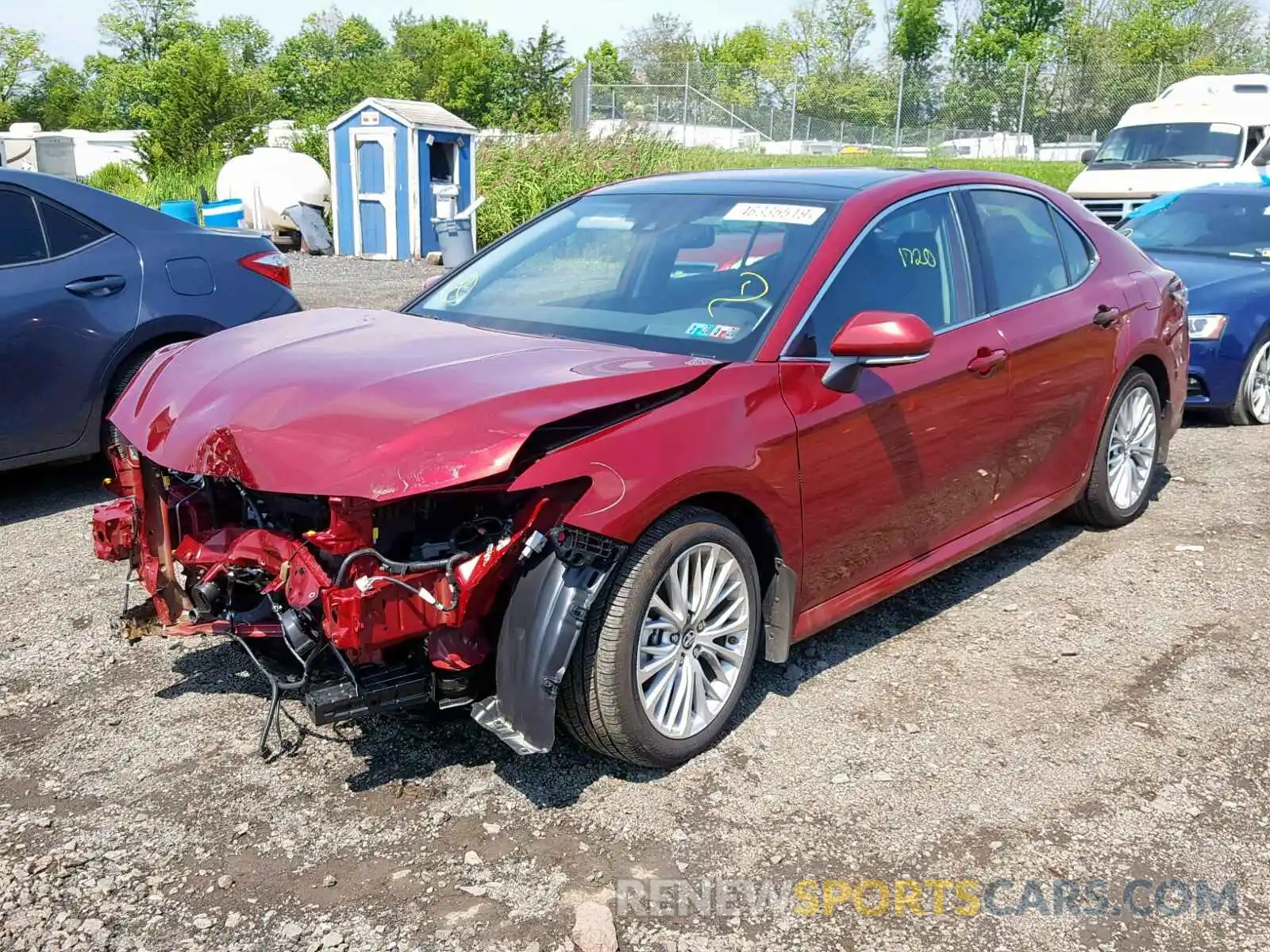 2 Photograph of a damaged car 4T1B11HK2KU763081 TOYOTA CAMRY 2019