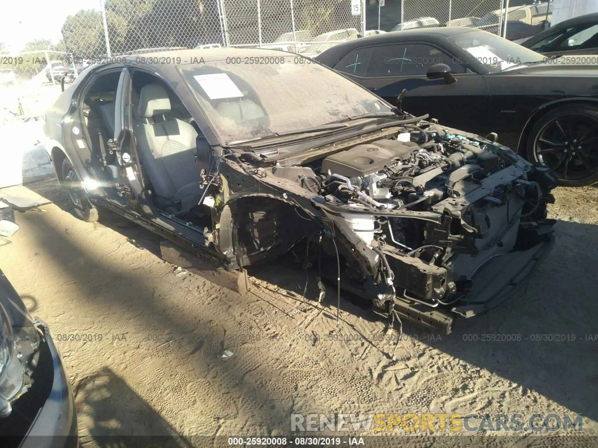 1 Photograph of a damaged car 4T1B11HK3KU163105 TOYOTA CAMRY 2019