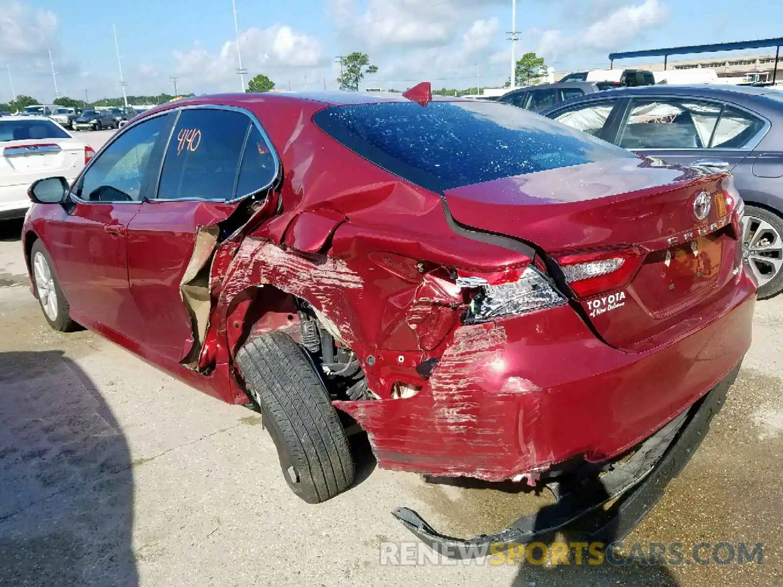 3 Photograph of a damaged car 4T1B11HK3KU734561 TOYOTA CAMRY 2019