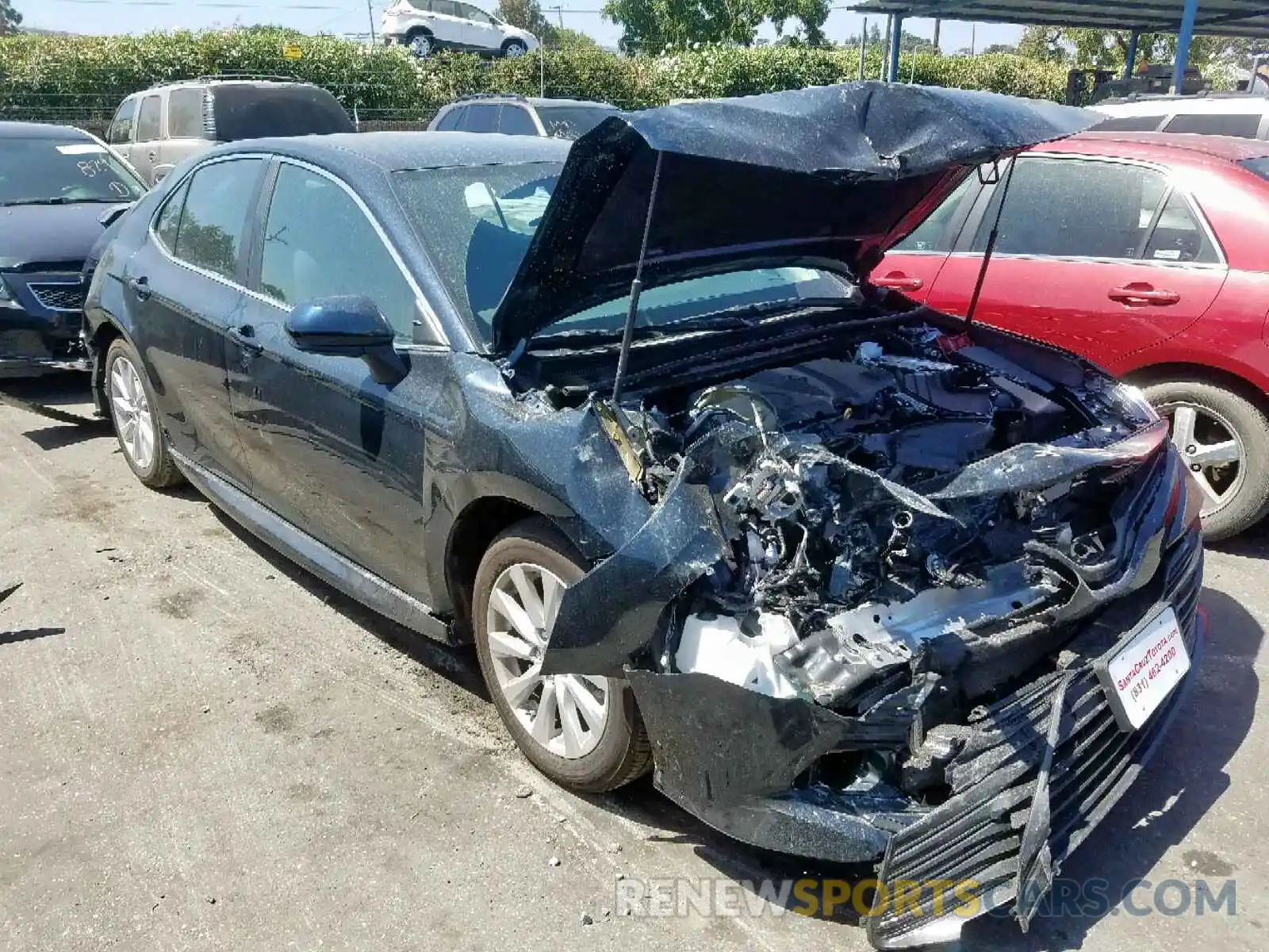 1 Photograph of a damaged car 4T1B11HK6KU234927 TOYOTA CAMRY 2019