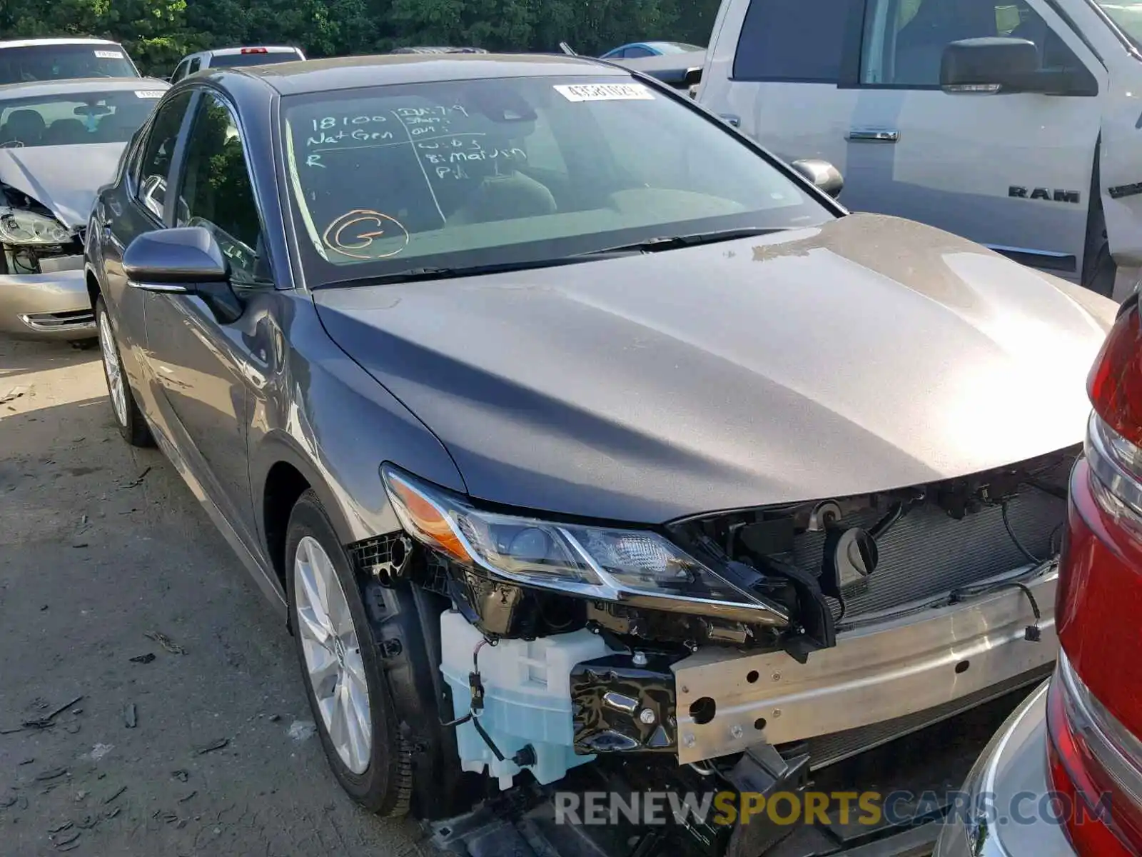 1 Photograph of a damaged car 4T1B11HK7KU184457 TOYOTA CAMRY 2019