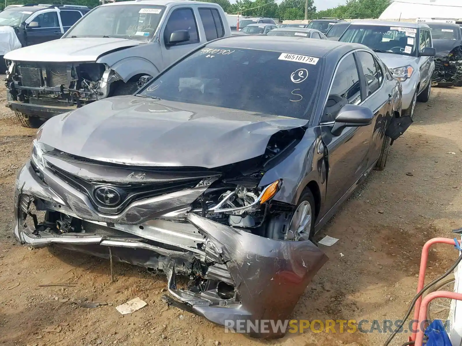 2 Photograph of a damaged car 4T1B11HK7KU756661 TOYOTA CAMRY 2019