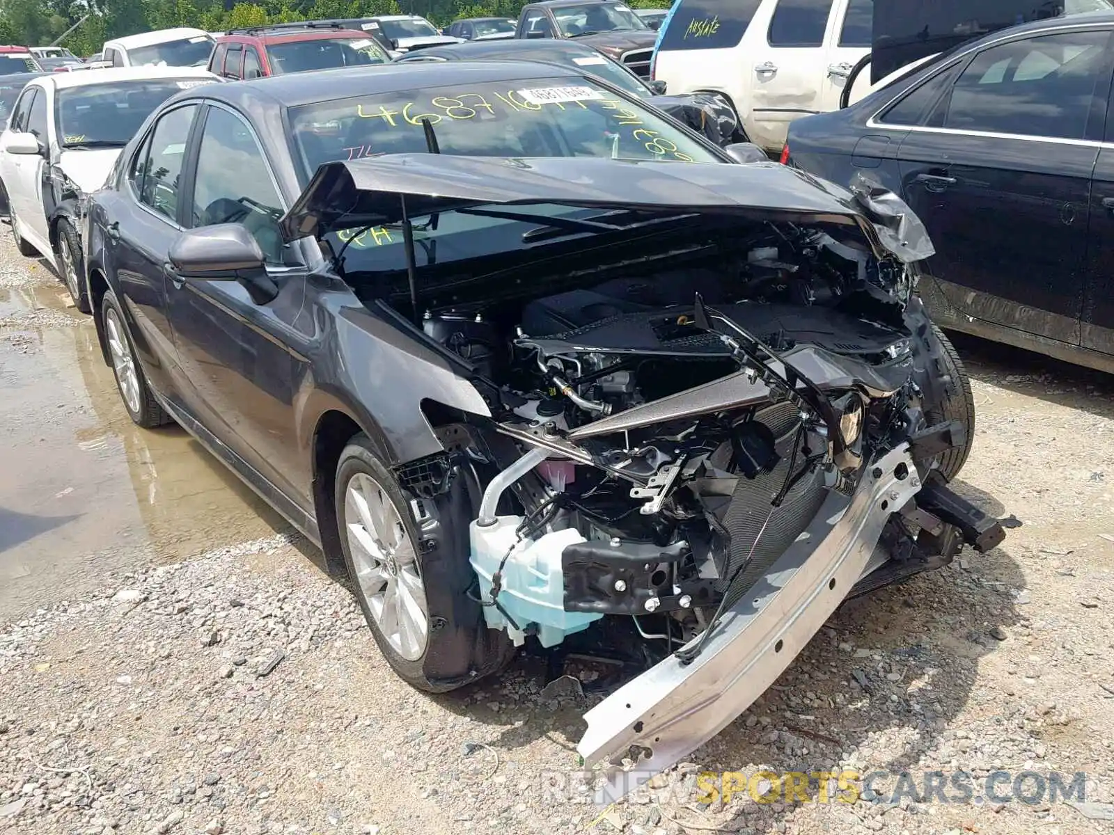 1 Photograph of a damaged car 4T1B11HK7KU818575 TOYOTA CAMRY 2019