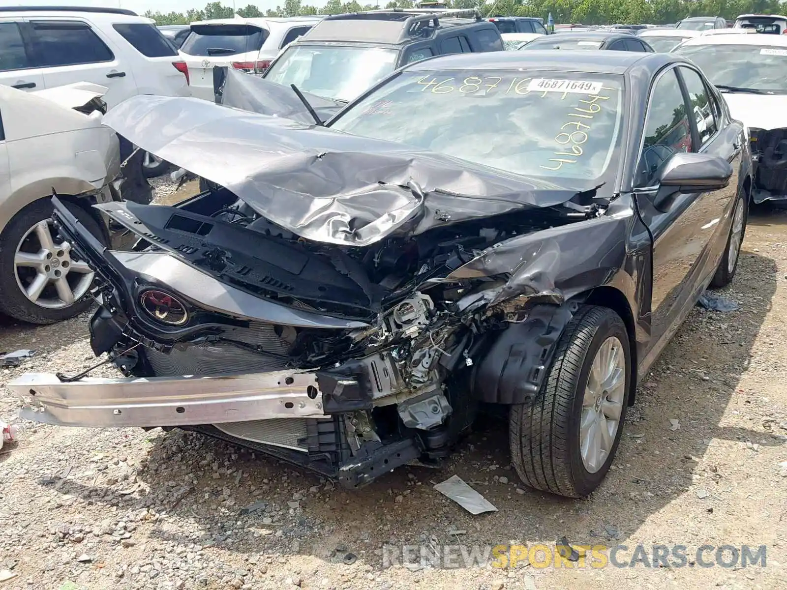 2 Photograph of a damaged car 4T1B11HK7KU818575 TOYOTA CAMRY 2019
