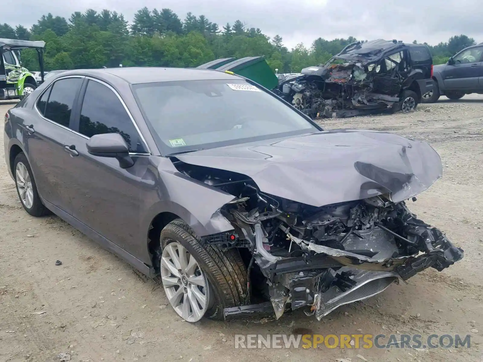 1 Photograph of a damaged car 4T1B11HK8KU196780 TOYOTA CAMRY 2019