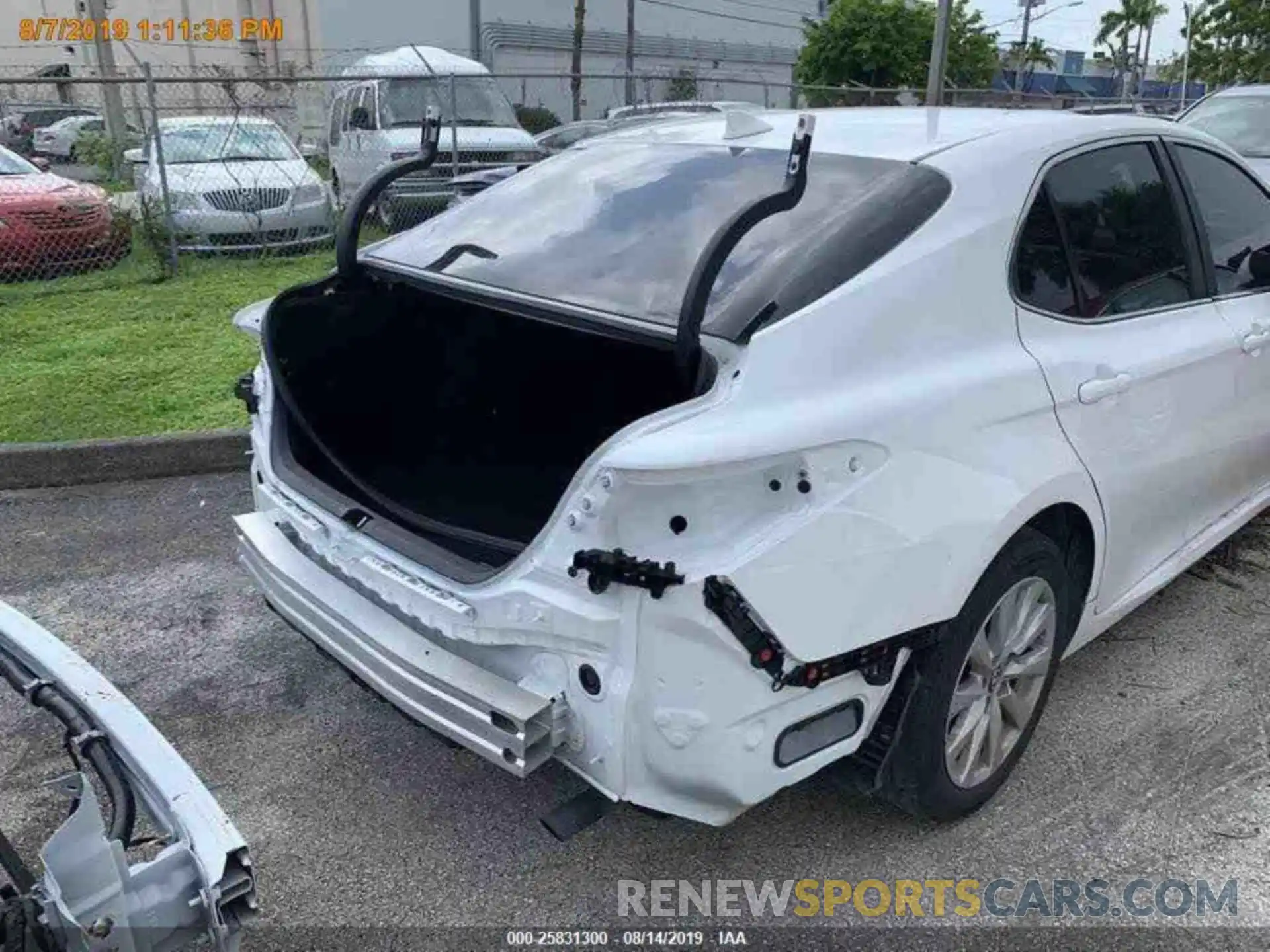16 Photograph of a damaged car 4T1B11HK8KU719358 TOYOTA CAMRY 2019