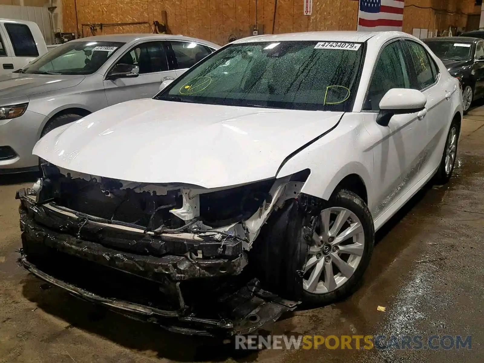 2 Photograph of a damaged car 4T1B11HKXKU776872 TOYOTA CAMRY 2019