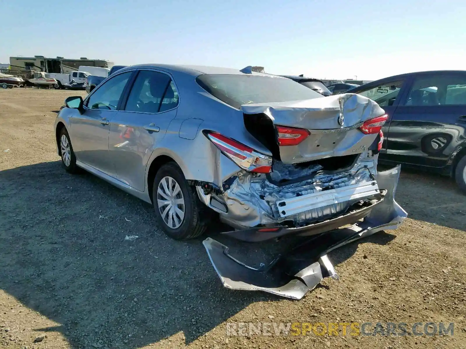 3 Photograph of a damaged car 4T1B31HK7KU006493 TOYOTA CAMRY 2019