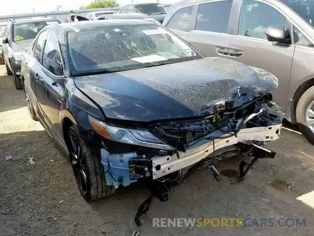 1 Photograph of a damaged car 4T1B61HK4KU705135 TOYOTA CAMRY 2019