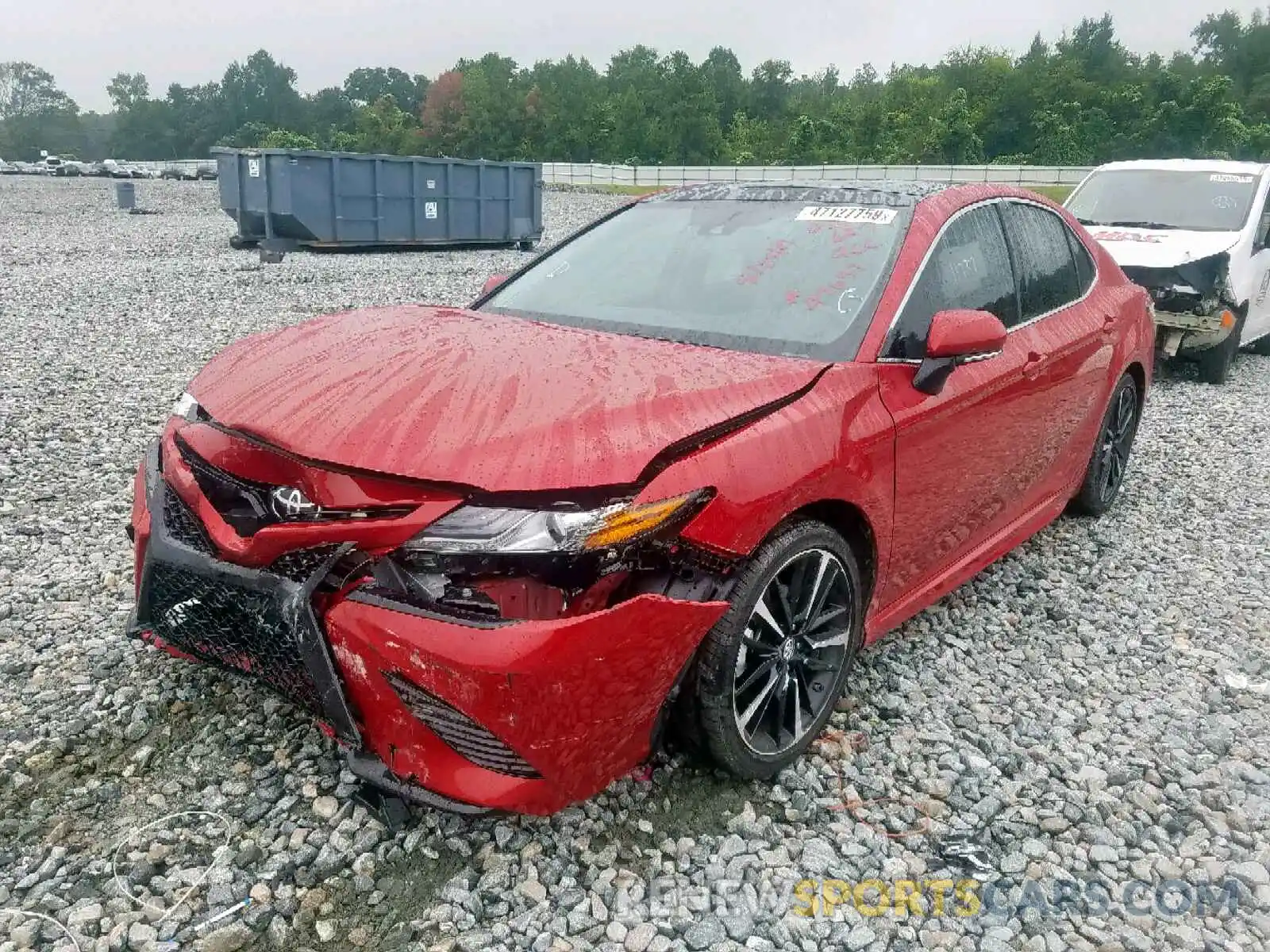 2 Photograph of a damaged car 4T1B61HK6KU166274 TOYOTA CAMRY 2019