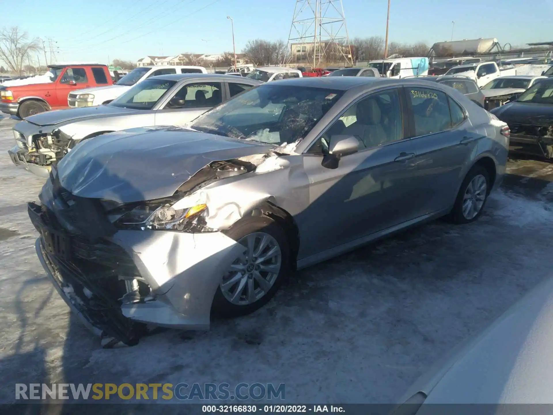 2 Photograph of a damaged car 4T1C11BK6LU013665 TOYOTA CAMRY 2020