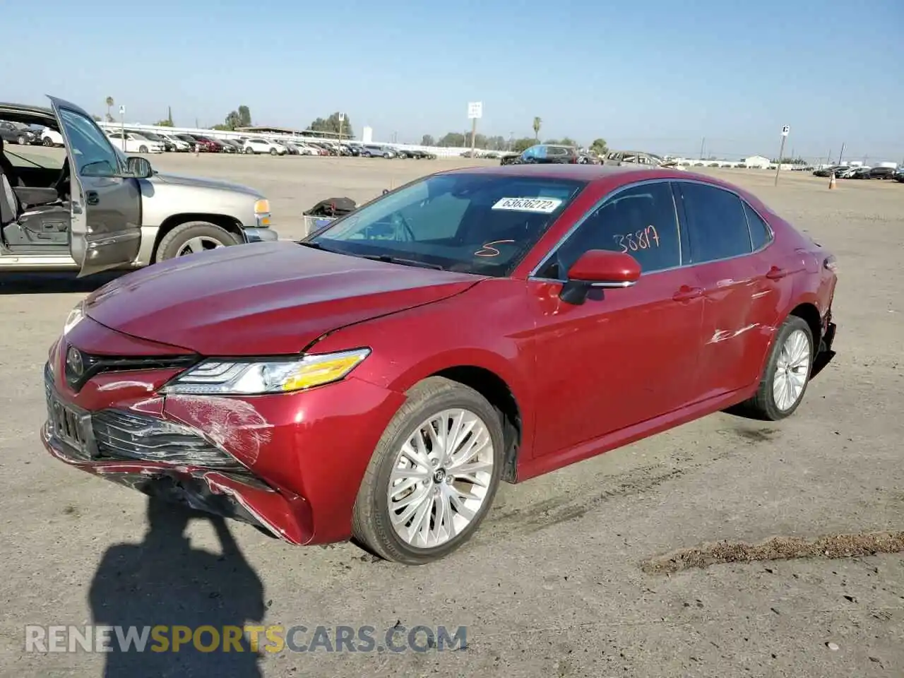 2 Photograph of a damaged car 4T1F11AKXLU321002 TOYOTA CAMRY 2020