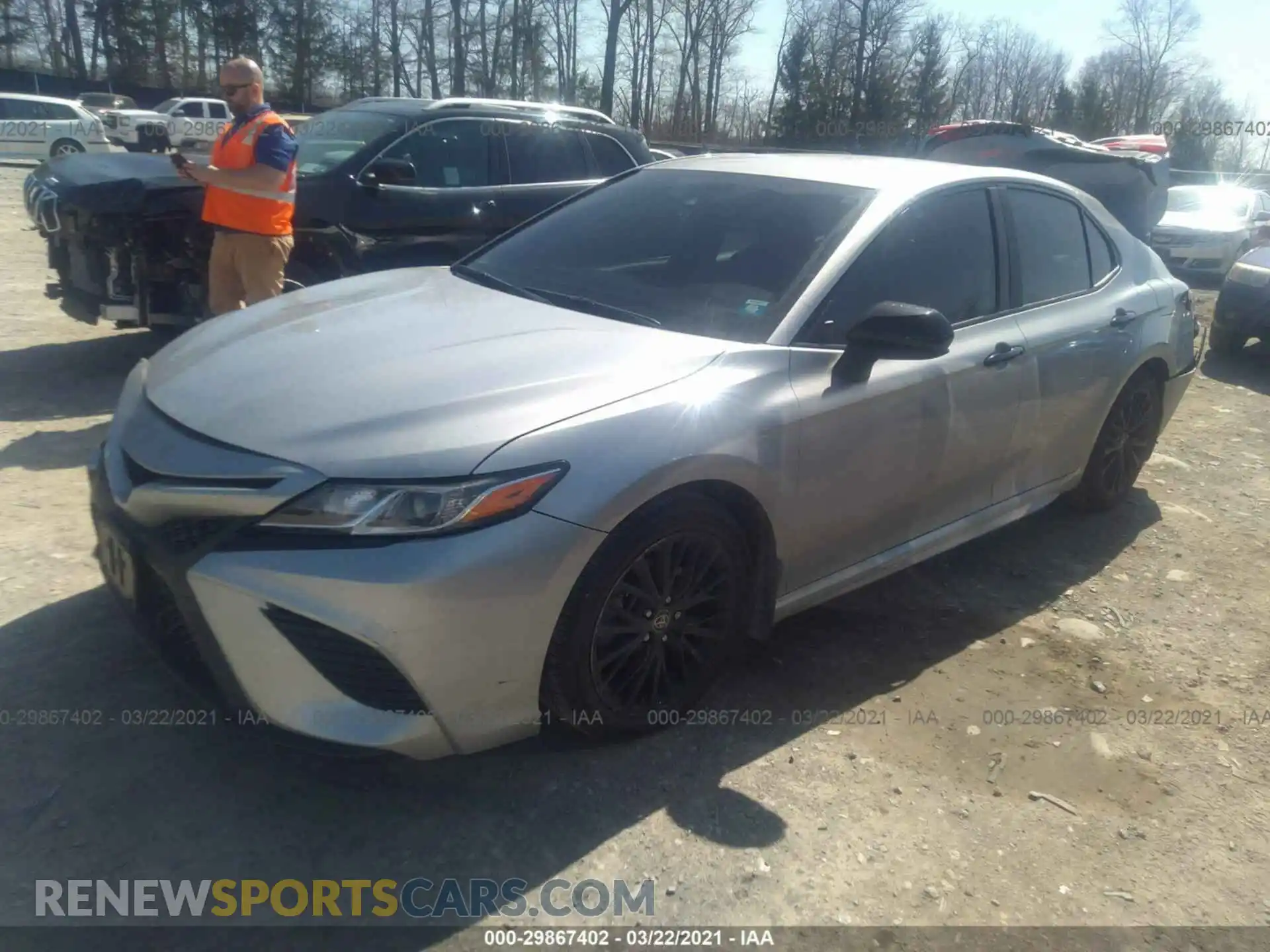 2 Photograph of a damaged car 4T1G11BK2LU006357 TOYOTA CAMRY 2020