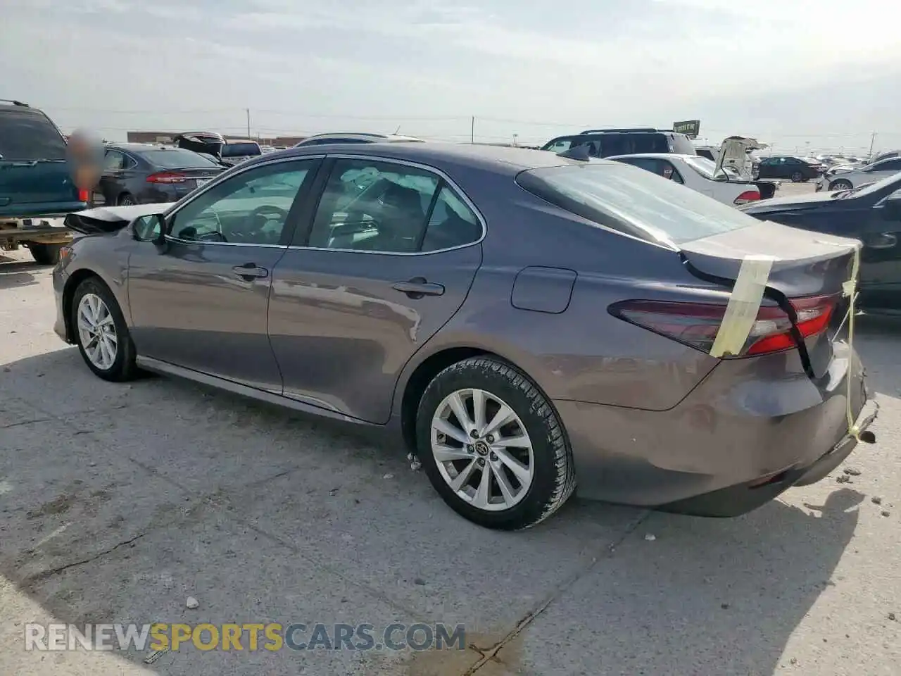 2 Photograph of a damaged car 4T1C11AK1MU609575 TOYOTA CAMRY 2021