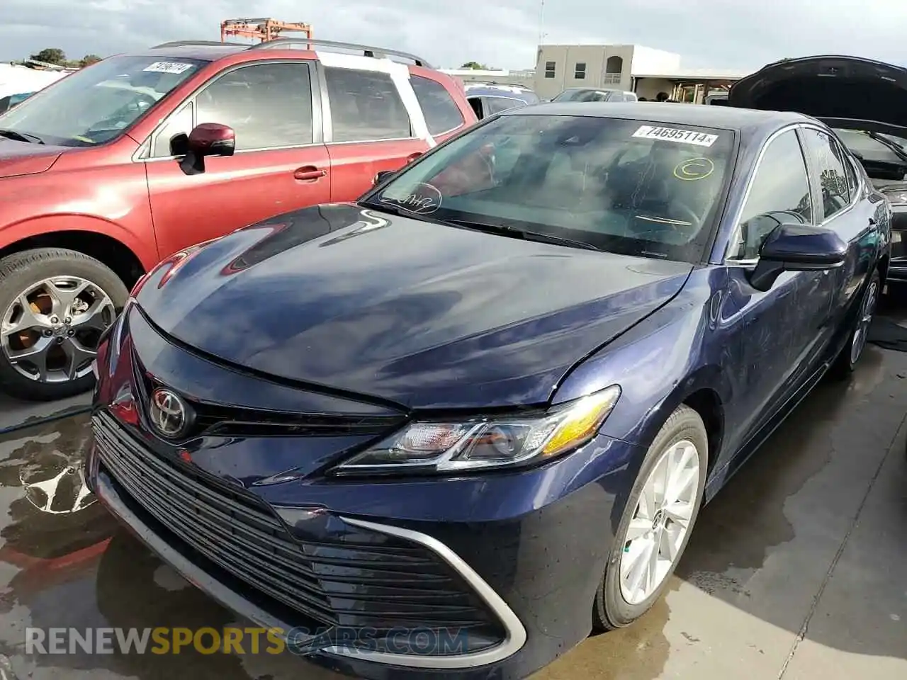 1 Photograph of a damaged car 4T1C11AK5MU447014 TOYOTA CAMRY 2021