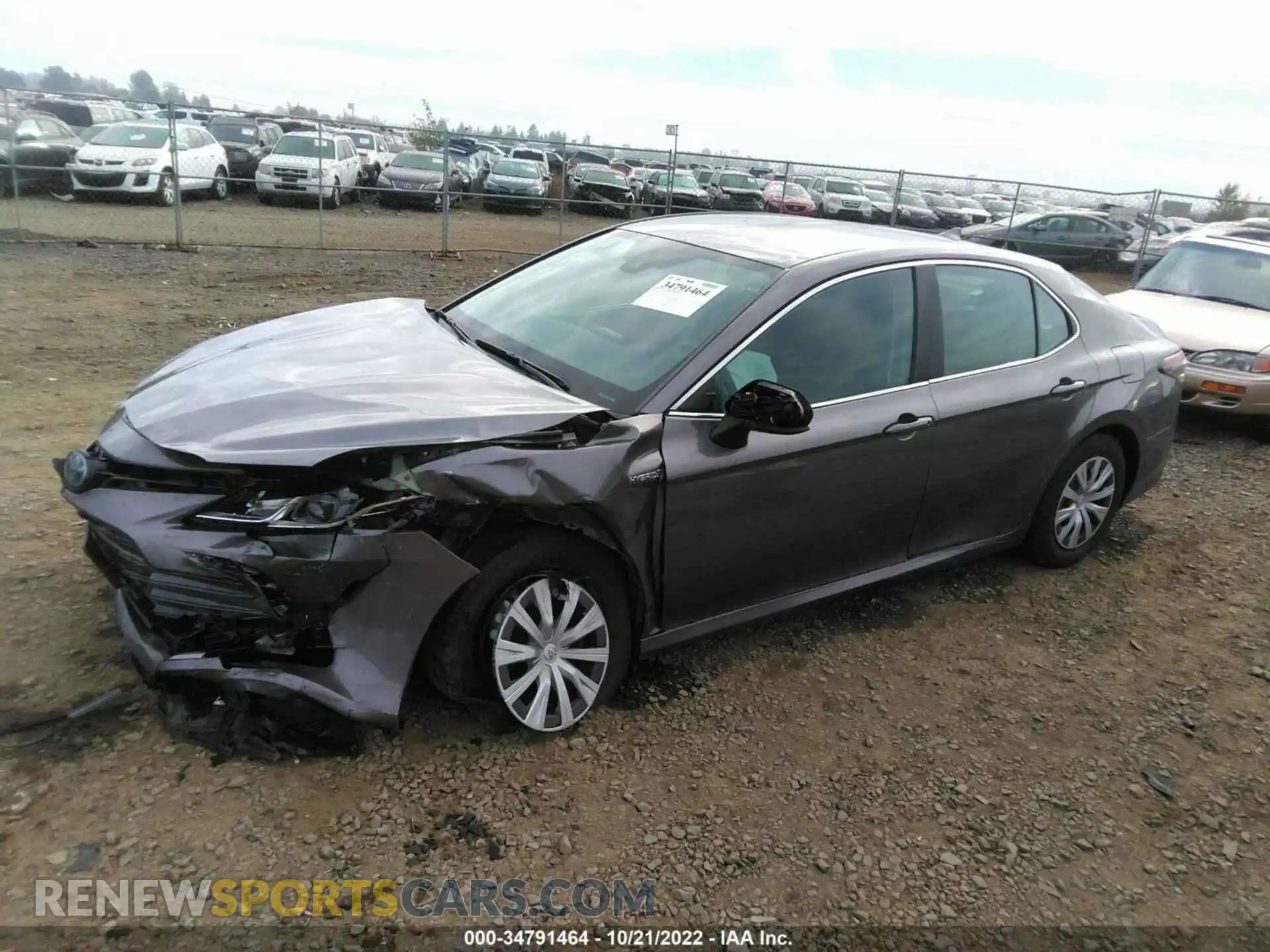 2 Photograph of a damaged car 4T1C31AK5MU030146 TOYOTA CAMRY 2021