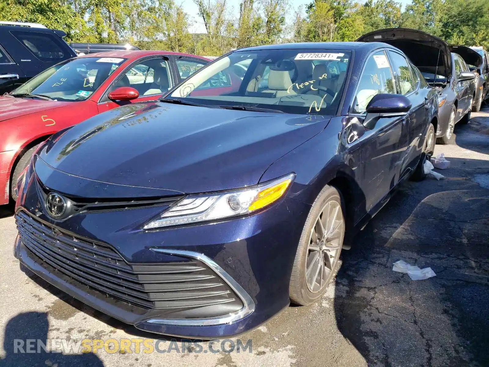 2 Photograph of a damaged car 4T1F11BK9MU040731 TOYOTA CAMRY 2021