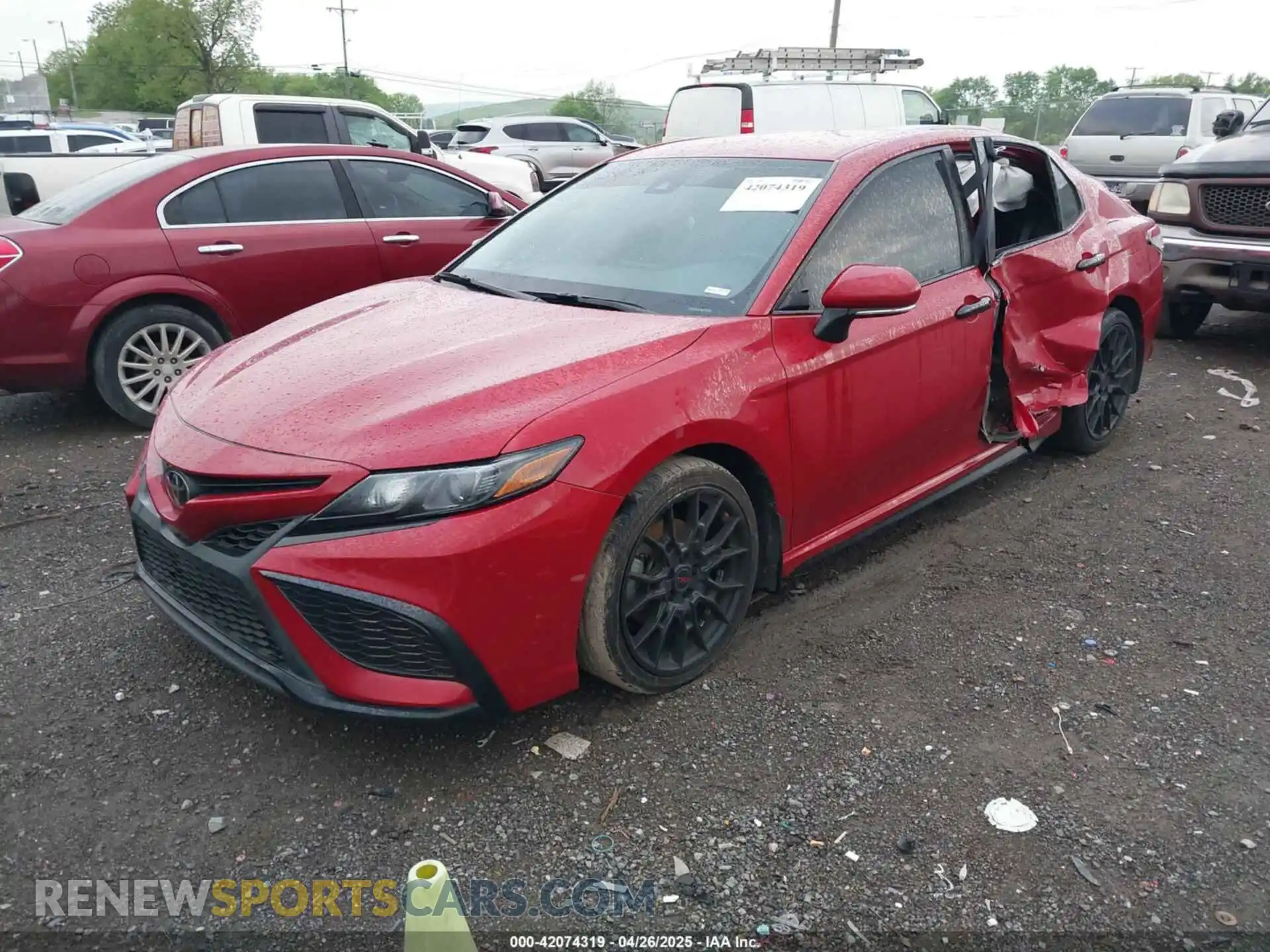 2 Photograph of a damaged car 4T1G11BK2MU045239 TOYOTA CAMRY 2021
